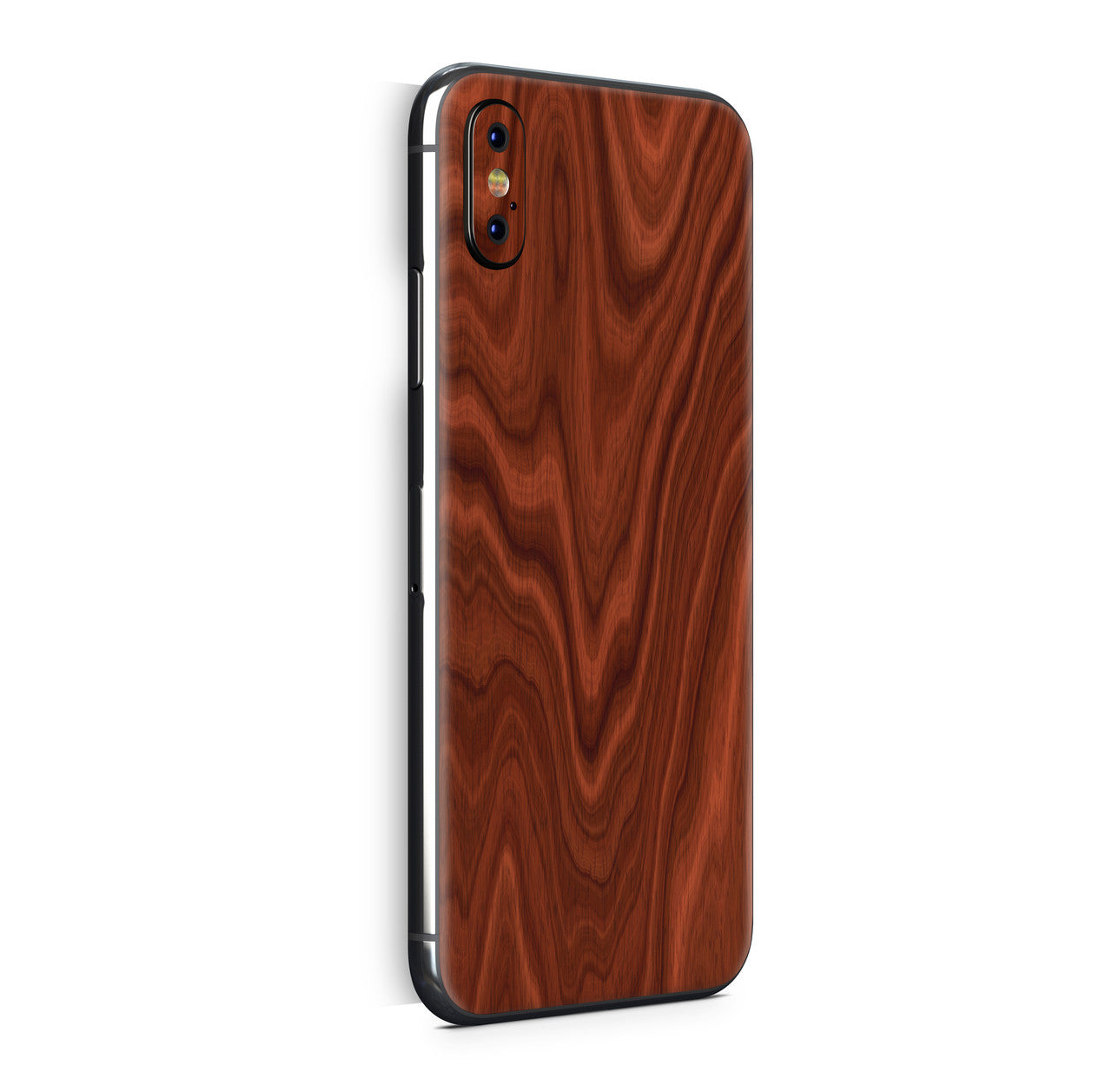 iPhone X Skin Design Vinyl Schutzfolie Backcover Rosenholz Aufkleber Skins4u