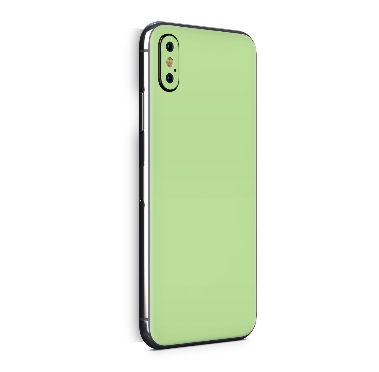 iPhone X Skin Design Vinyl Schutzfolie Backcover Solid State Apfelgrun Aufkleber Skins4u