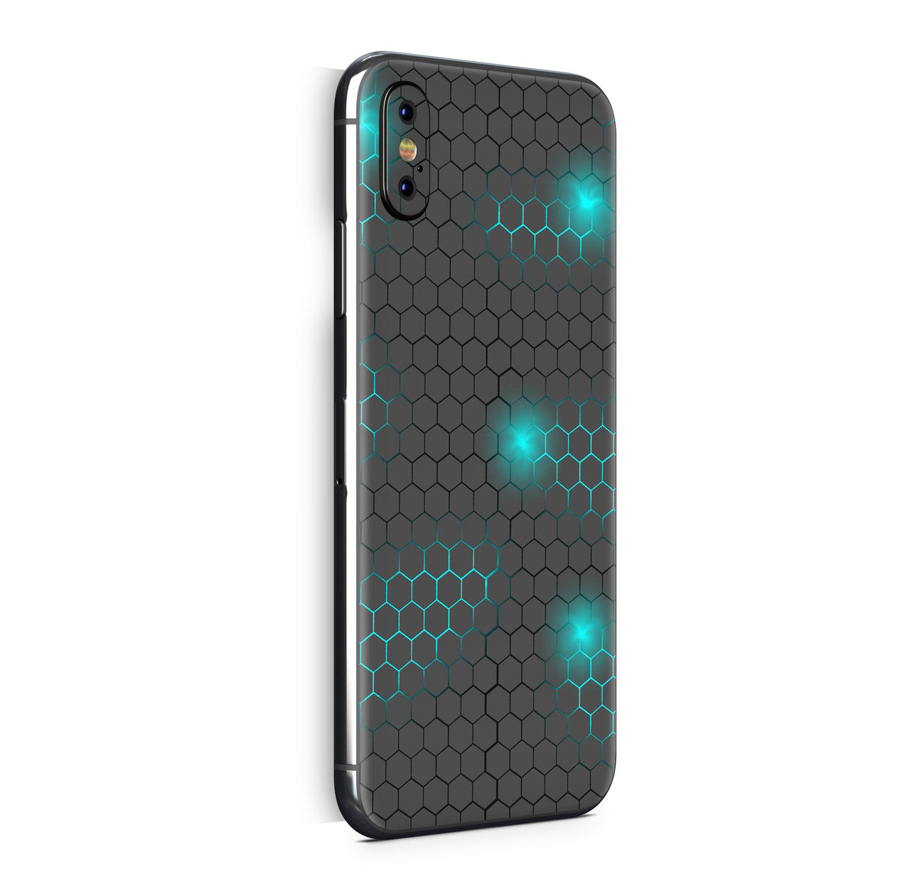 iPhone X Skin Design Vinyl Schutzfolie Backcover exo small blue Aufkleber Skins4u