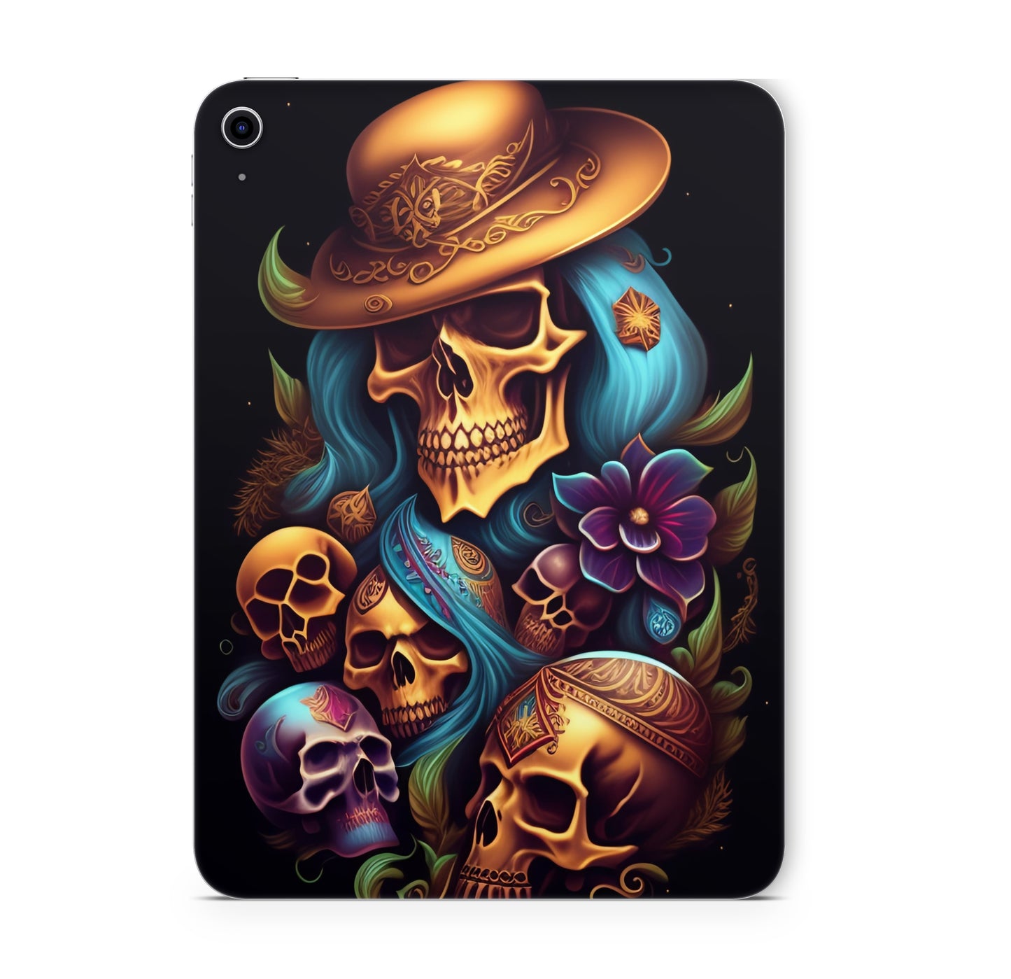 iPad Air Skin Schutzfolie Aufkleber Vinyl Skins Skulls Lite Aufkleber Skins4u