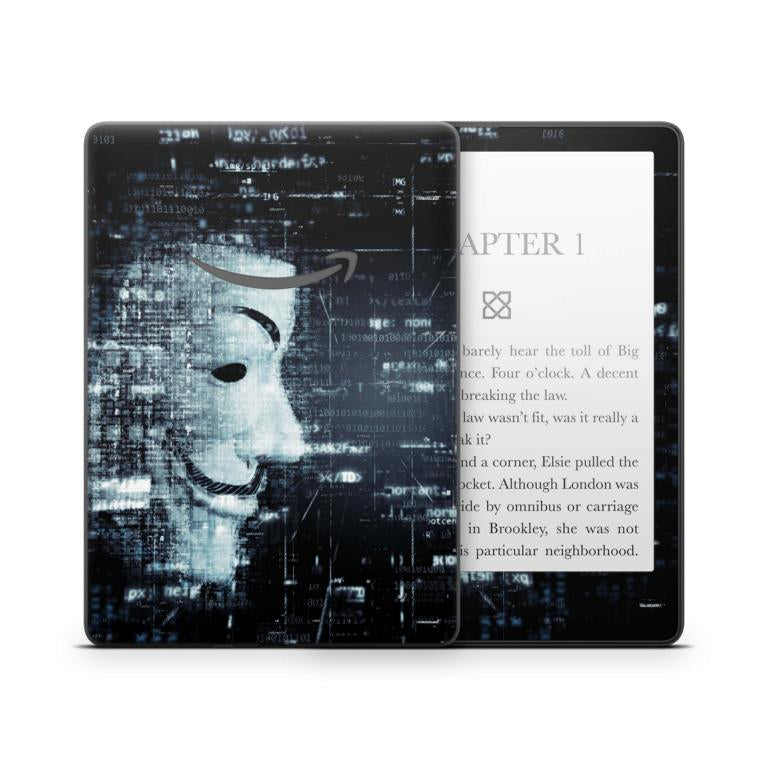 Amazon Kindle mit 6" Display 10.Generation 2019 Schutzfolie Anonymous Aufkleber skins4u