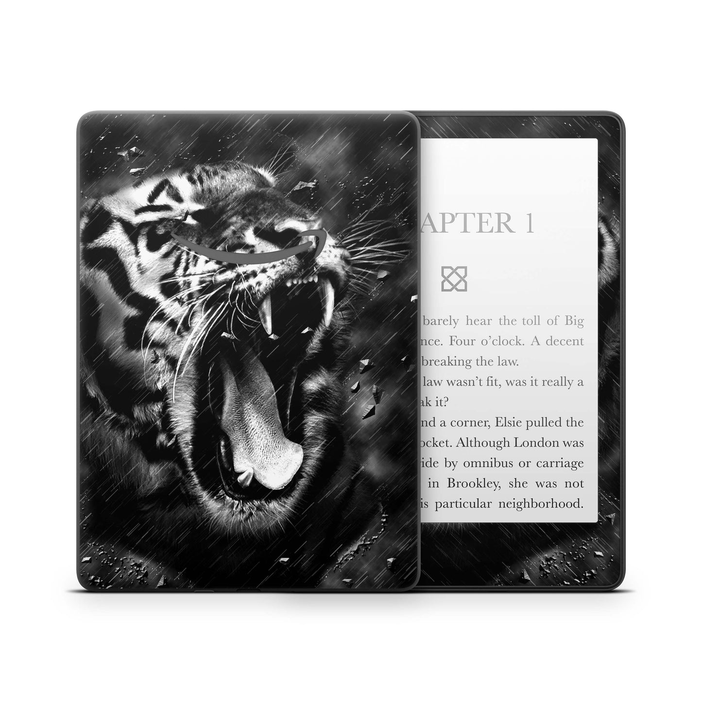 Amazon Kindle Colorsoft Signature Skin Design Schutzfolie Vinyl Skins Dark Tiger Aufkleber Skins4u