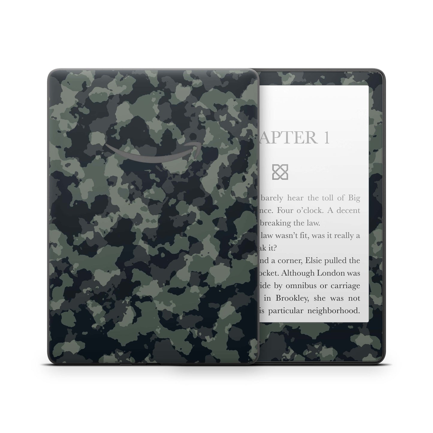 Amazon Kindle Colorsoft Signature Skin Design Schutzfolie Vinyl Skins Dark green camo Aufkleber Skins4u