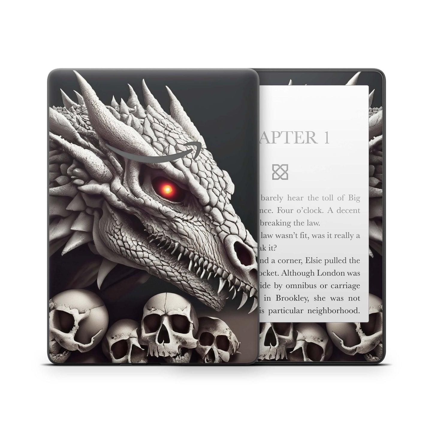 Amazon Kindle Colorsoft Signature Skin Design Schutzfolie Vinyl Skins Dragon Skull Aufkleber Skins4u