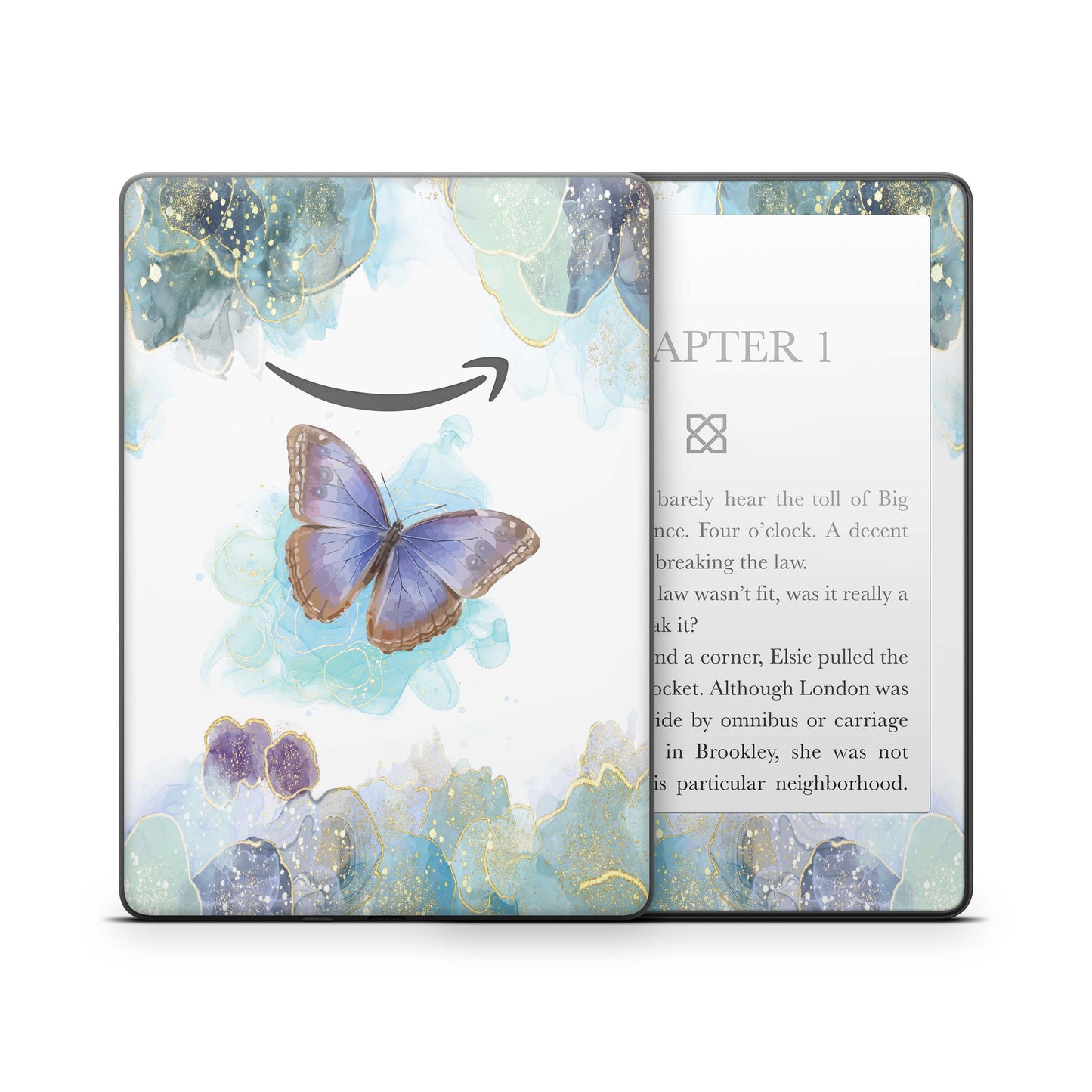 Amazon Kindle Colorsoft Signature Skin Design Schutzfolie Vinyl Skins Glitter Butterfly Aufkleber Skins4u