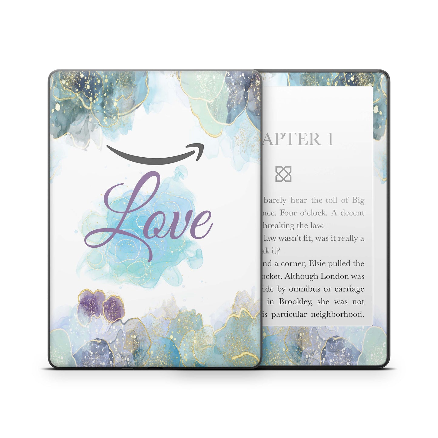 Amazon Kindle Colorsoft Signature Skin Design Schutzfolie Vinyl Skins Glitter love Aufkleber Skins4u