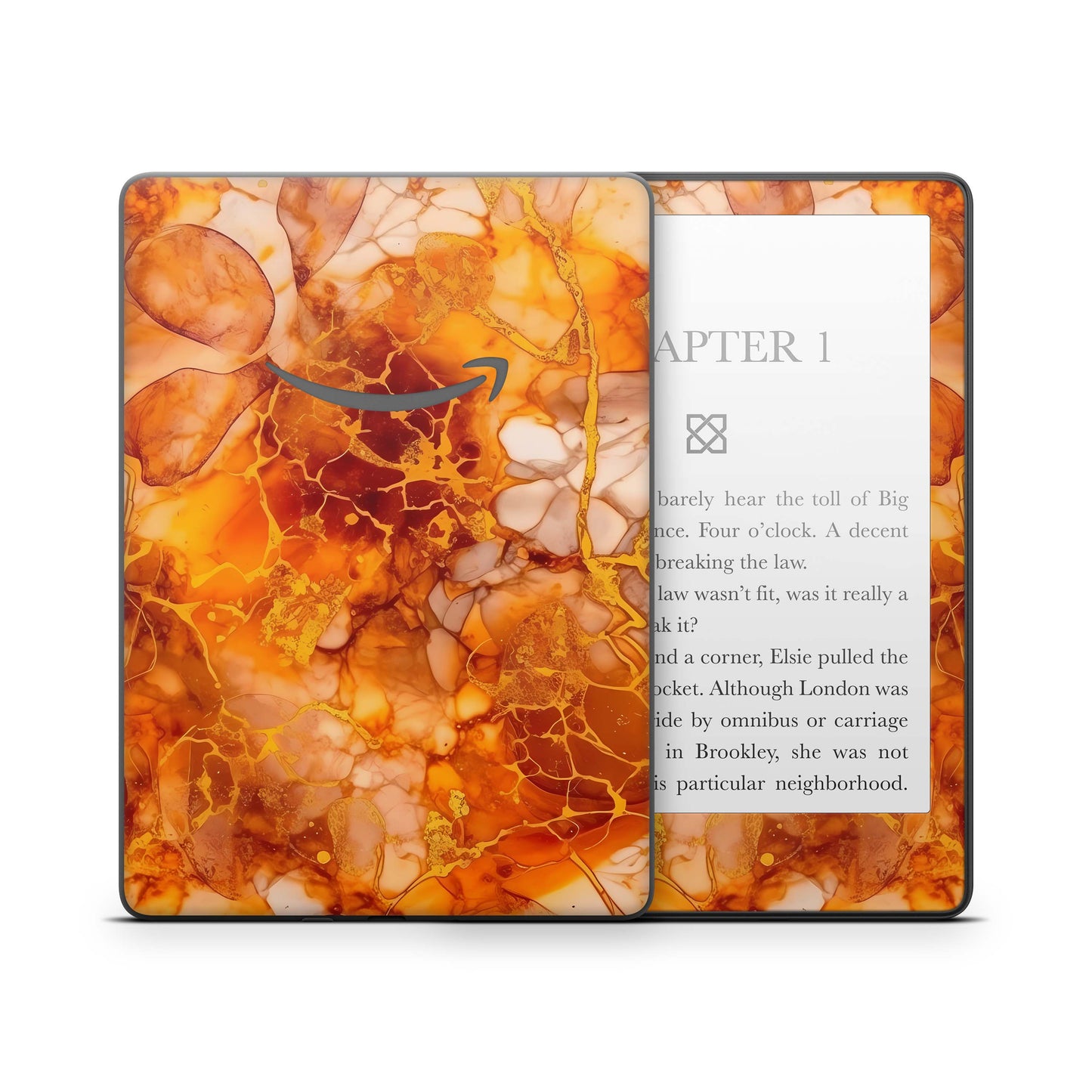 Amazon Kindle Colorsoft Signature Skin Design Schutzfolie Vinyl Skins Herbstgold Aufkleber Skins4u