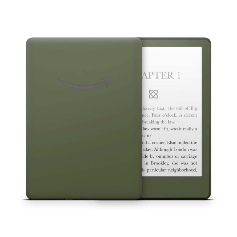 Amazon Kindle mit 6" Display 10.Generation 2019 Schutzfolie Solid state olive Aufkleber skins4u