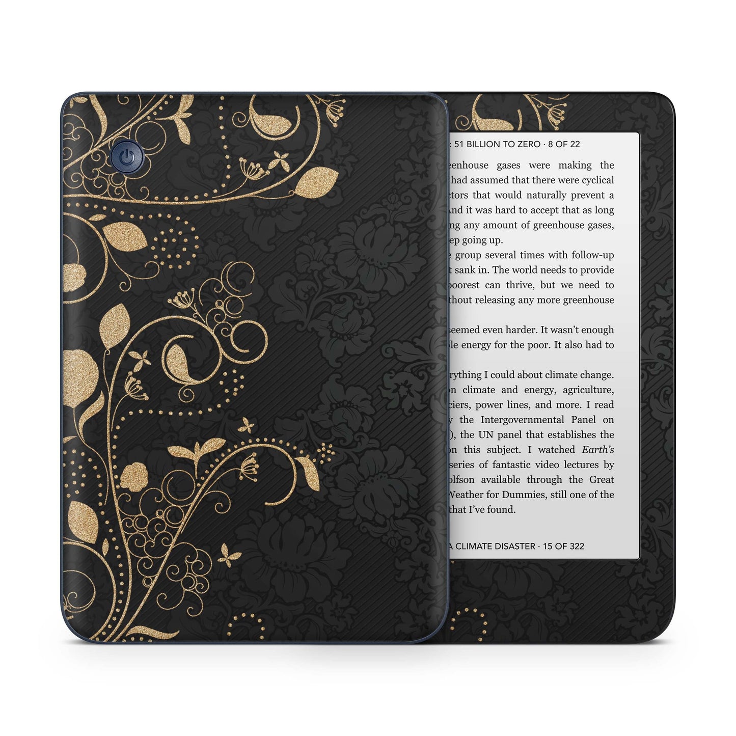 Kobo Clara Colour / Tolino Shine Color Skin Schutzfolie Kratzerschutz Design Vinyl Aufkleber Darkmoon Aufkleber skins4u