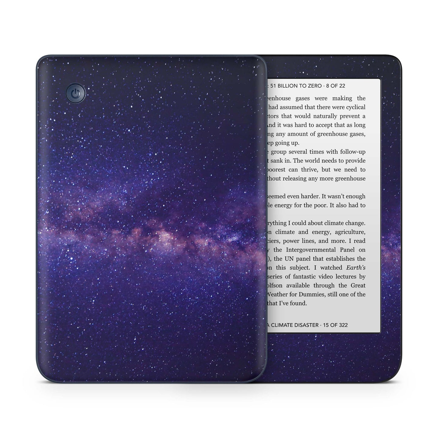 Kobo Clara Colour / Tolino Shine Color Skin Schutzfolie Kratzerschutz Design Vinyl Aufkleber Milky Way Aufkleber skins4u