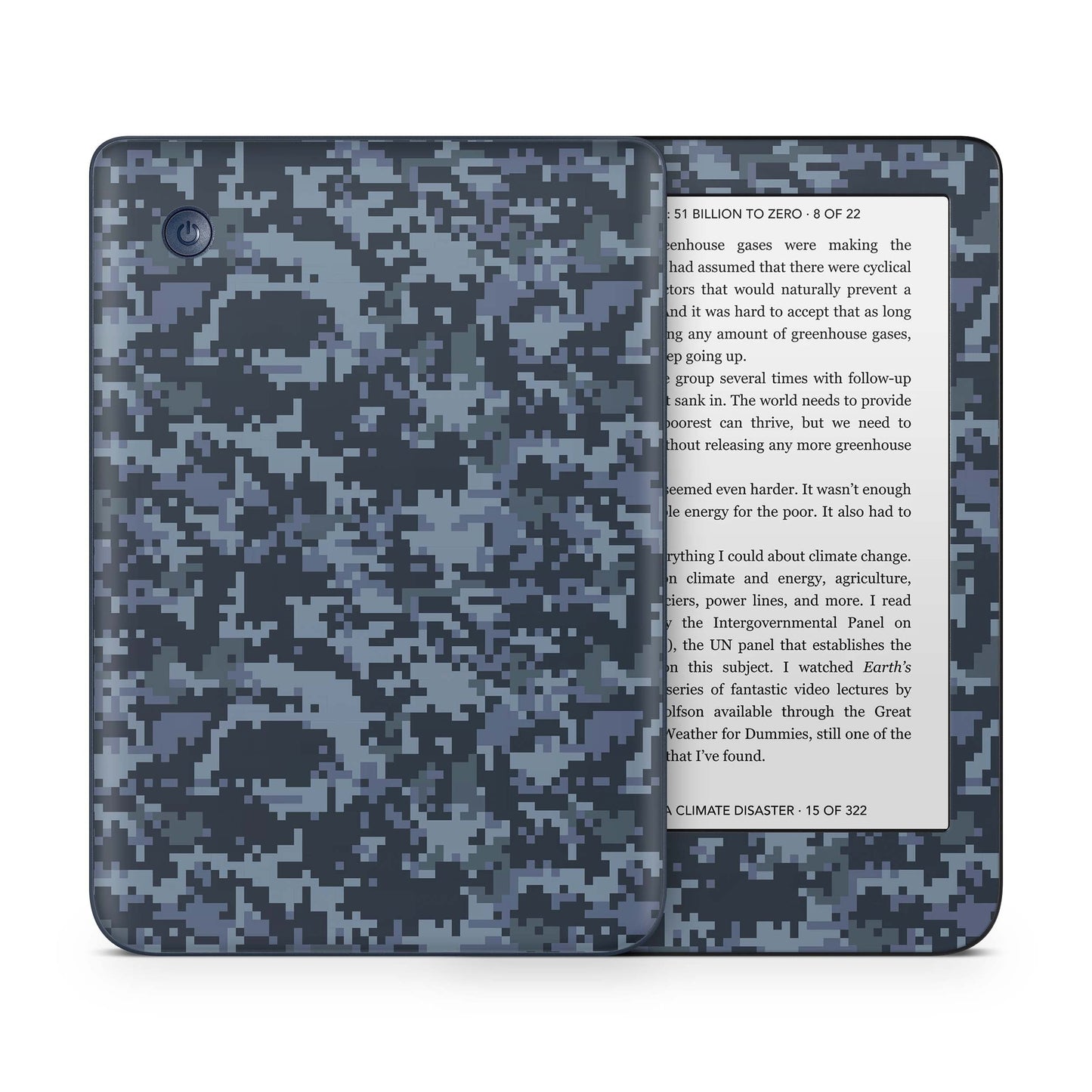 Kobo Clara Colour / Tolino Shine Color Skin Schutzfolie Kratzerschutz Design Vinyl Aufkleber Navy Camo Aufkleber skins4u