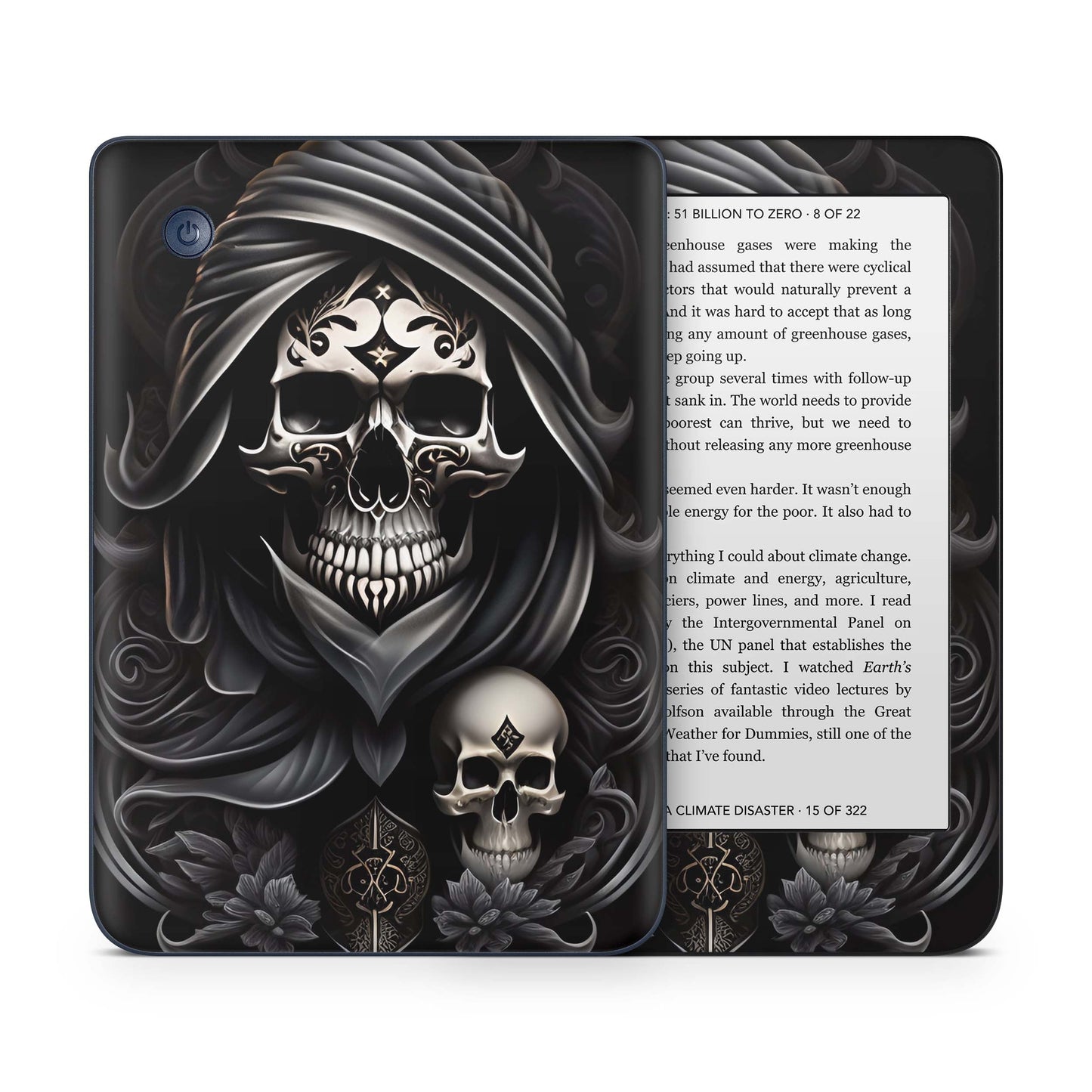 Kobo Clara Colour / Tolino Shine Color Skin Schutzfolie Kratzerschutz Design Vinyl Aufkleber Skullmaster Aufkleber skins4u