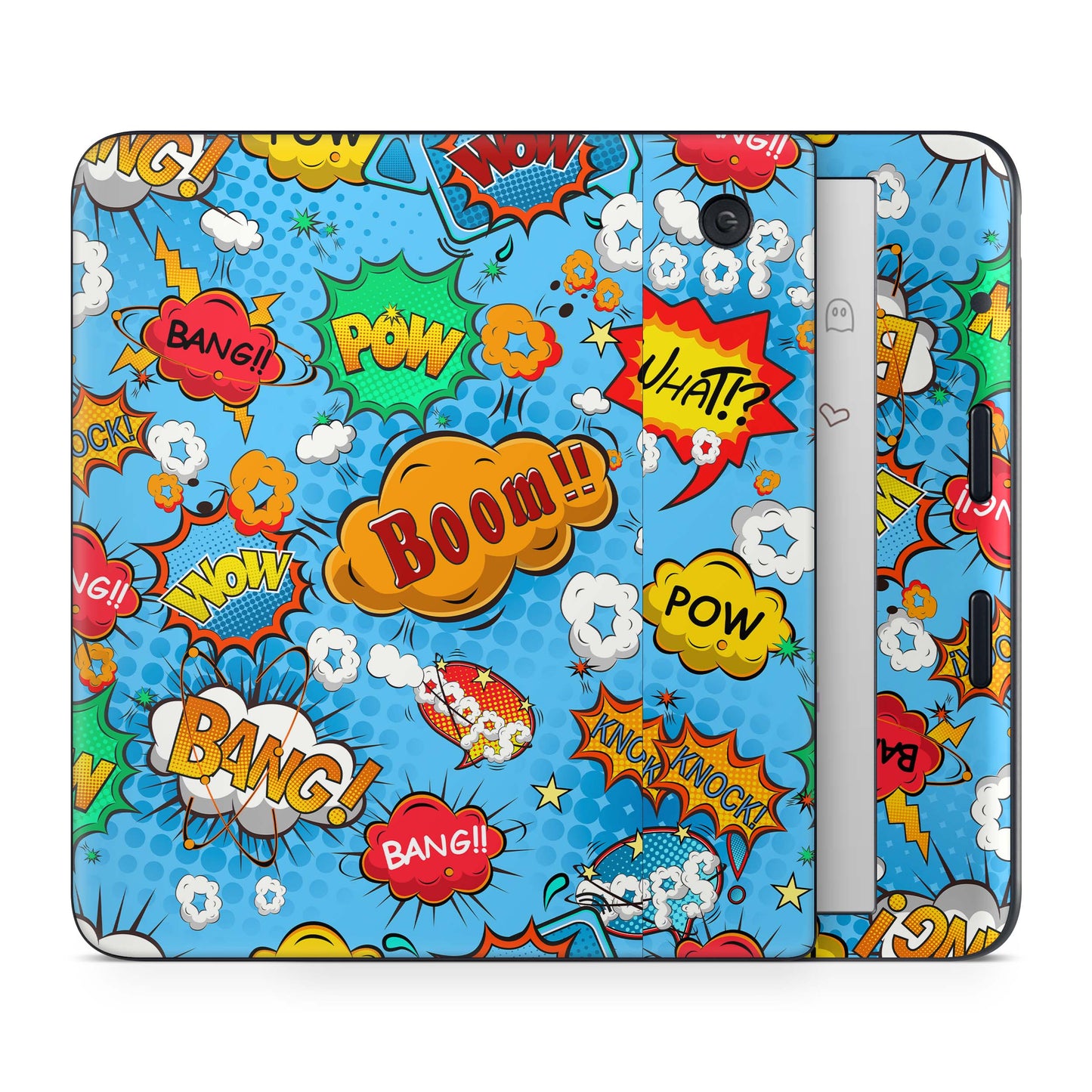 Kobo Libra 2 / Tolino Vision 6 Skin Schutzfolie Kratzerschutz Design Vinyl Aufkleber Comics blau Aufkleber skins4u
