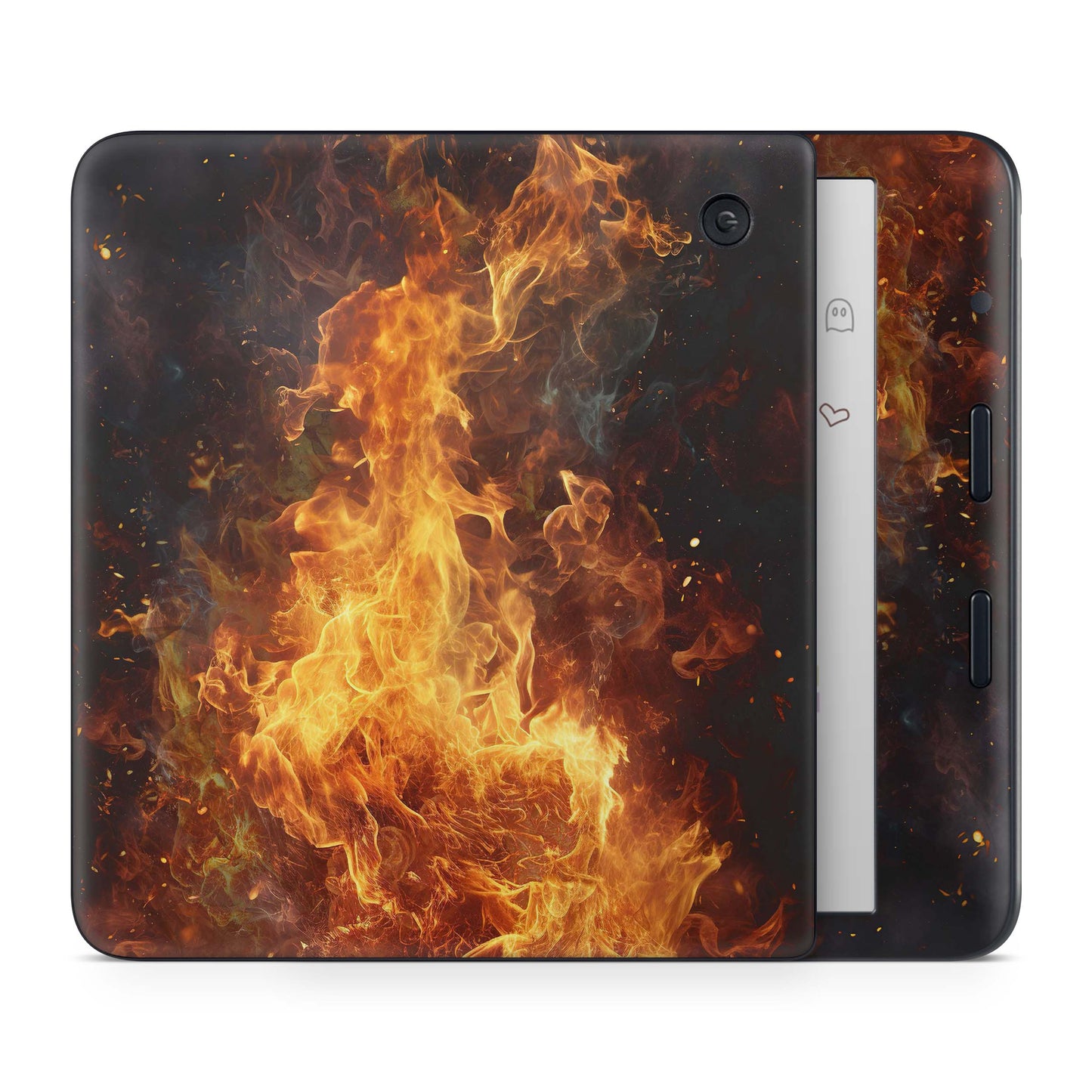 Kobo Libra Colour / Tolino Vision Color Skin Schutzfolie Kratzerschutz Design Vinyl Aufkleber Feuer Aufkleber skins4u