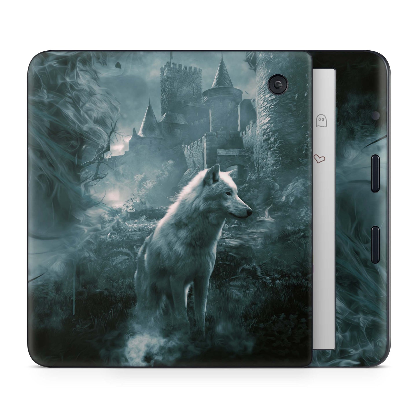 Kobo Libra Colour / Tolino Vision Color Skin Schutzfolie Kratzerschutz Design Vinyl Aufkleber Ghost Wolf Aufkleber skins4u