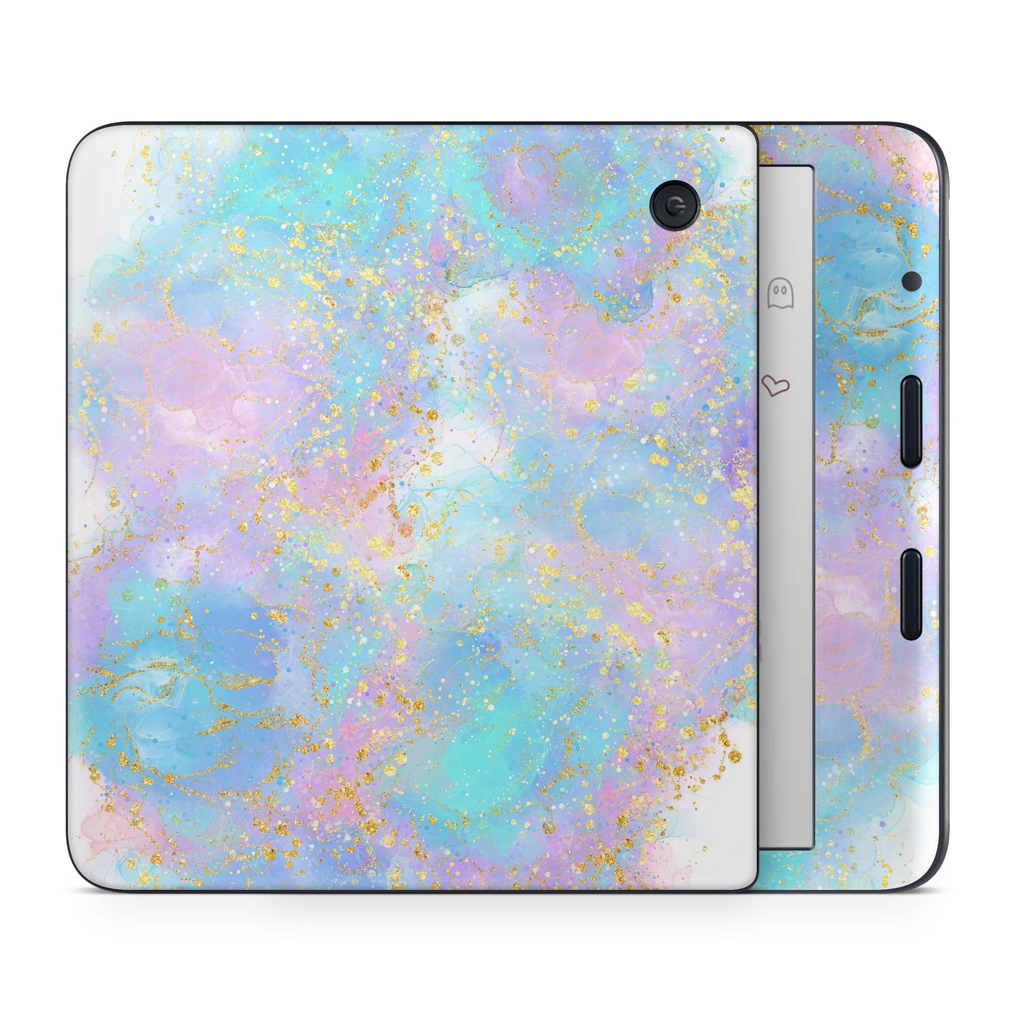 Kobo Libra Colour / Tolino Vision Color Skin Schutzfolie Kratzerschutz Design Vinyl Aufkleber Pink glitter Dreams Aufkleber skins4u