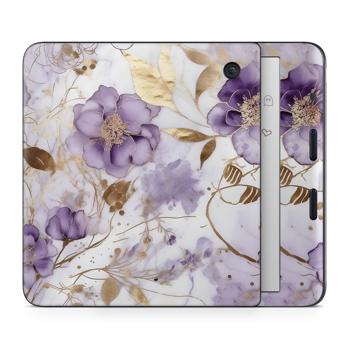 Kobo Libra 2 / Tolino Vision 6 Skin Schutzfolie Kratzerschutz Design Vinyl Aufkleber Purple Heart Aufkleber skins4u