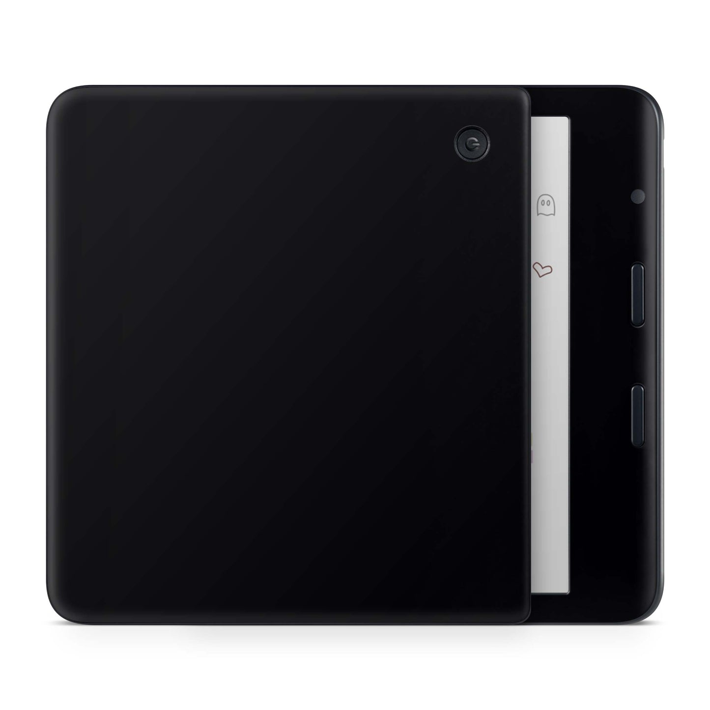 Kobo Libra Colour / Tolino Vision Color Skin Schutzfolie Kratzerschutz Design Vinyl Aufkleber Solid state schwarz Aufkleber skins4u