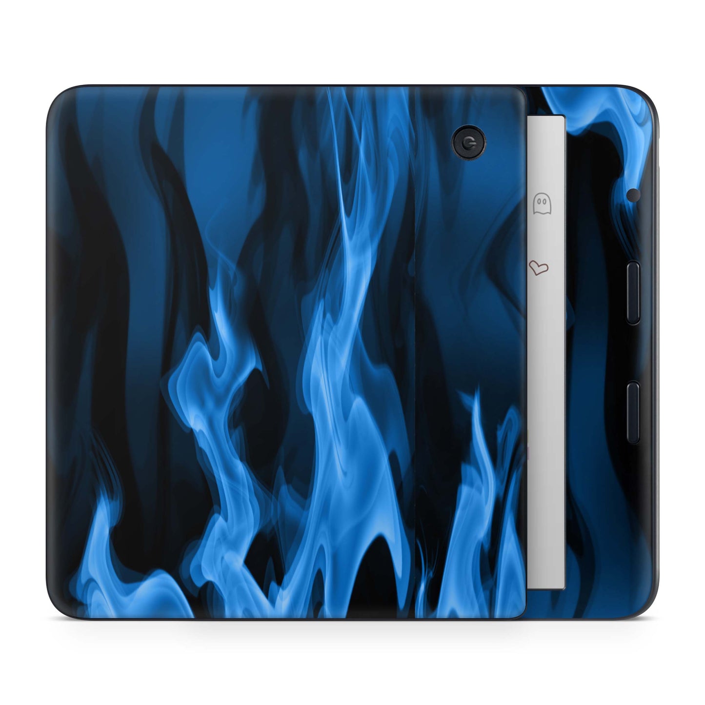 Kobo Libra 2 / Tolino Vision 6 Skin Schutzfolie Kratzerschutz Design Vinyl Aufkleber blaue Flammen Aufkleber skins4u