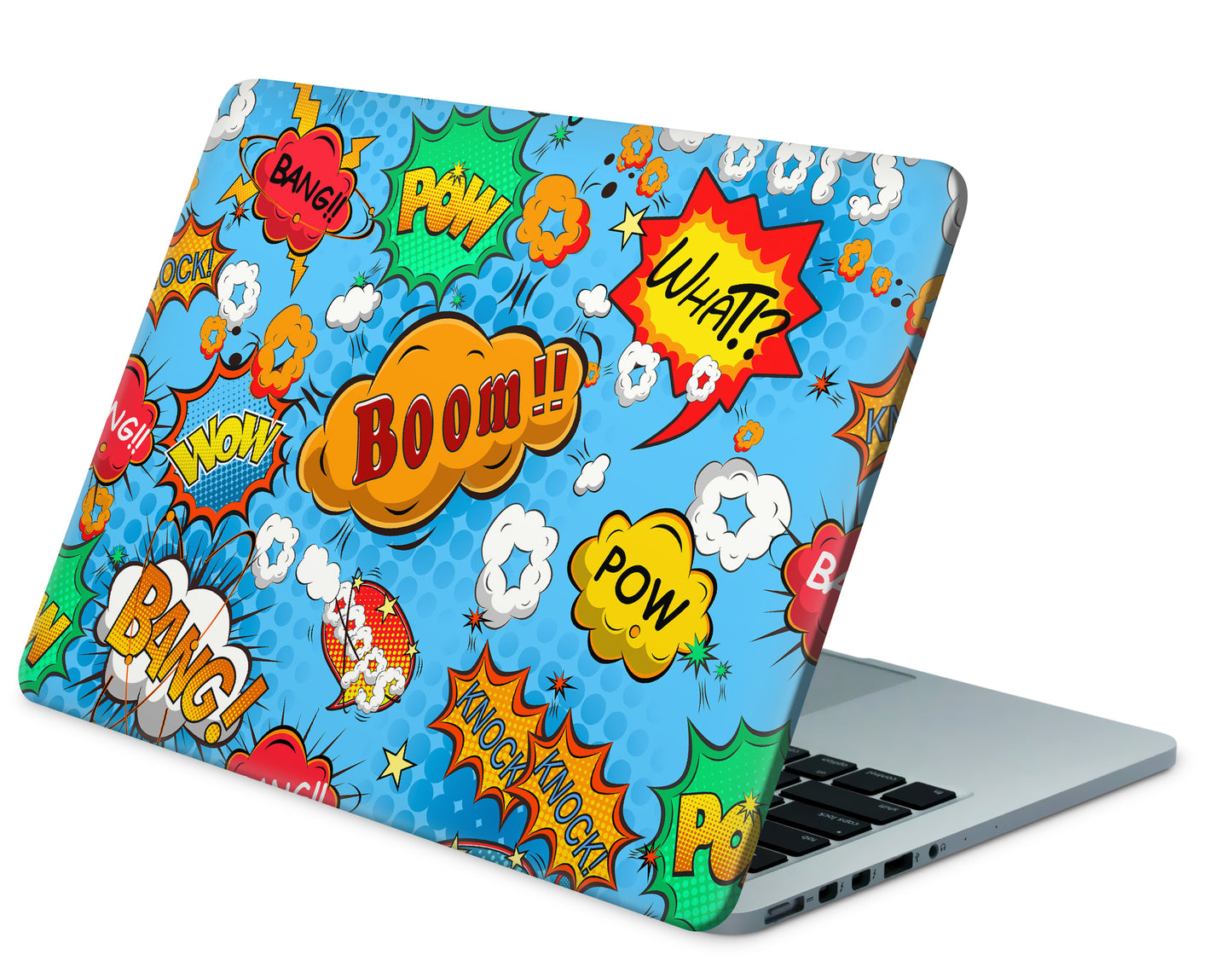 MacBook Neo Skin 13" Vinyl Schutzfolie Comics Blue Aufkleber Skins4u