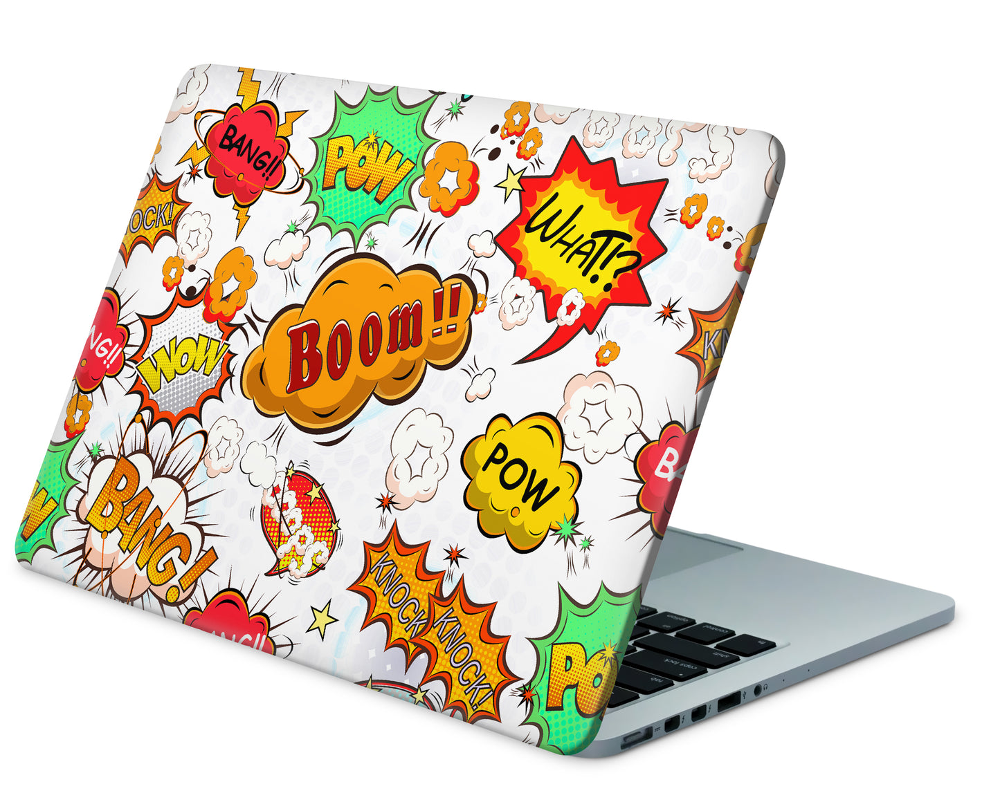 MacBook Neo Skin 13" Vinyl Schutzfolie Comics White Aufkleber Skins4u