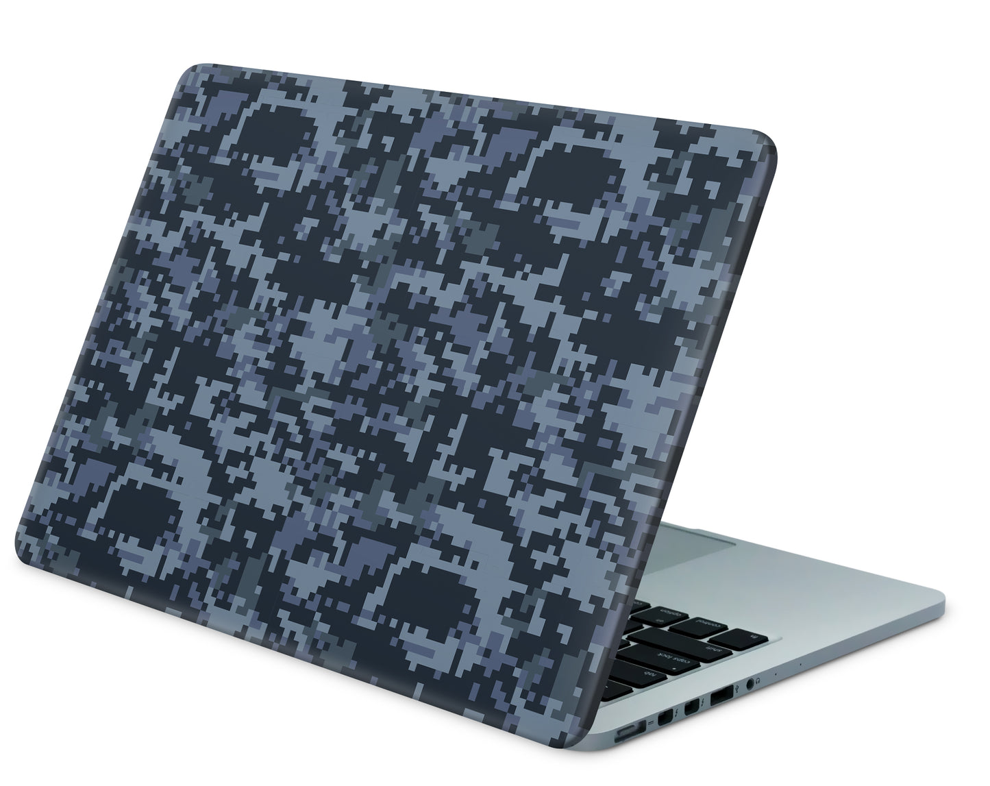 MacBook Neo Skin 13" Vinyl Schutzfolie Digital Navy Camo Aufkleber Skins4u
