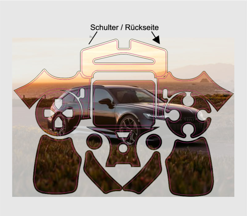 Playstation 4 PS4 Controller Aufkleber Skin individuell selbst gestalten mit Deinem Wunschbild cpb_product Skins4u