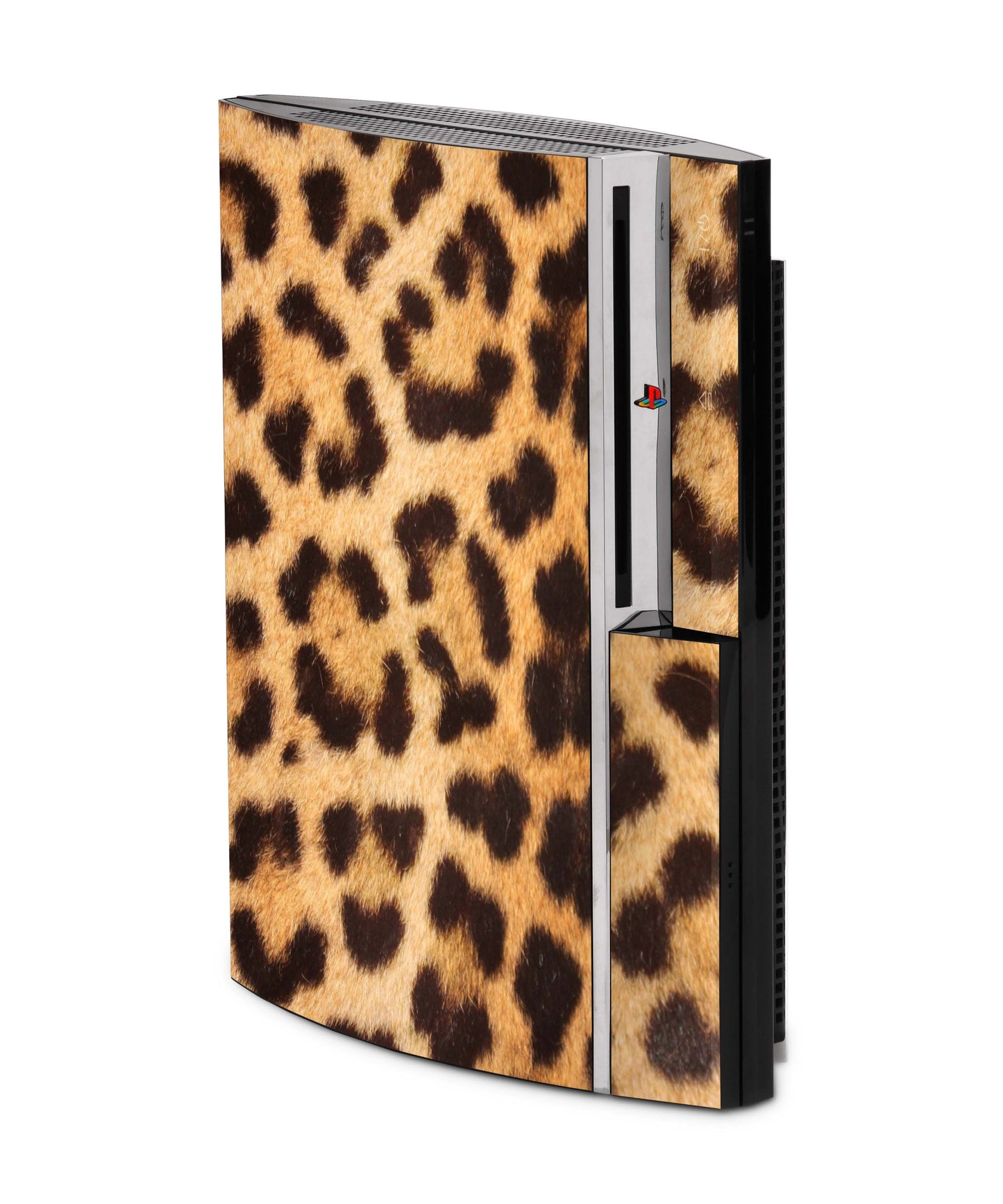 PS3 Skin Aufkleber für Fat Lady Playstation 3 Cover Folie Leopardenfell Aufkleber skins4u