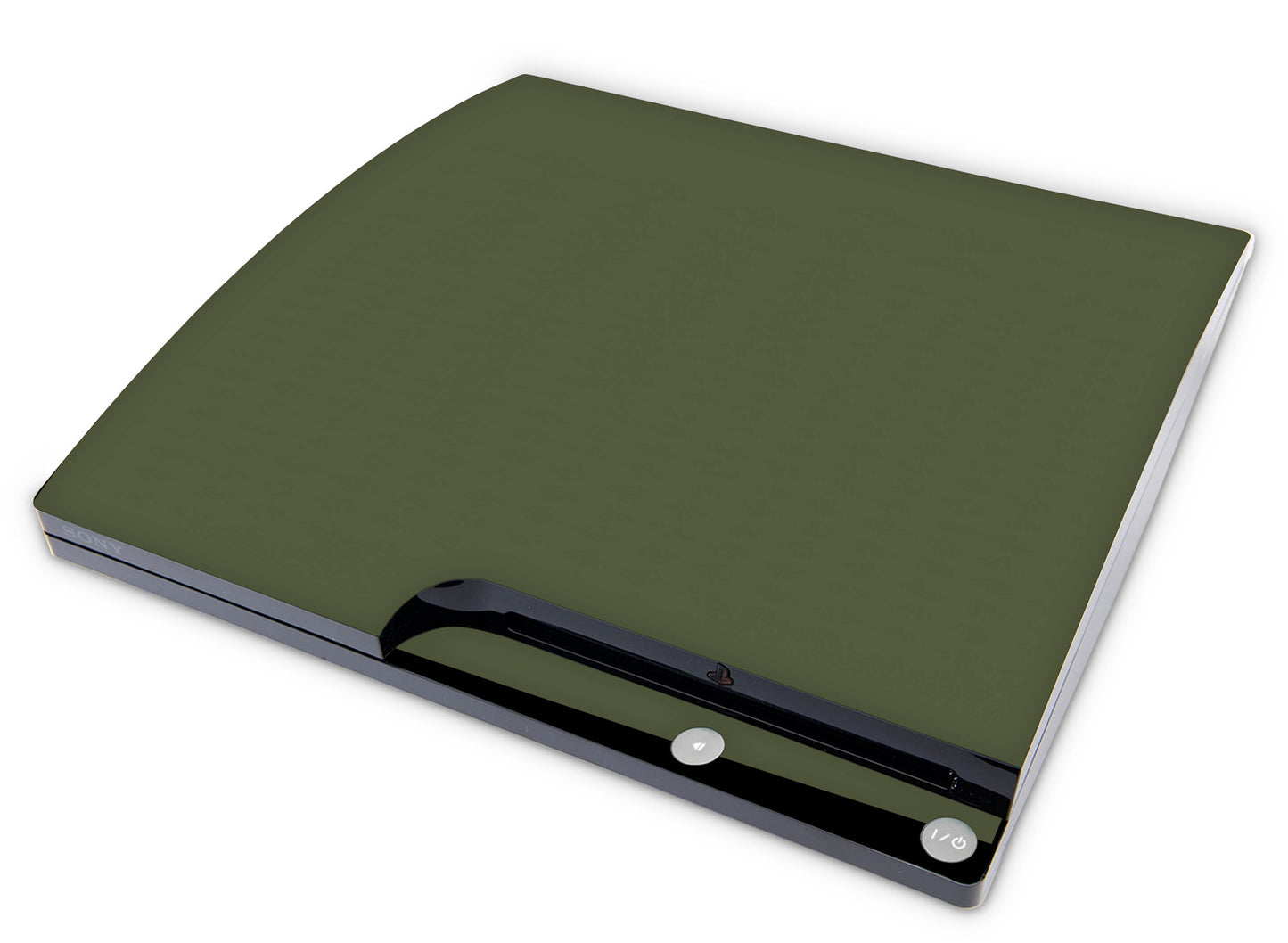 Playstation 3 PS3 Slim Skins Design Schutzfolie Vinyl Cover solid state olive Elektronik-Sticker & -Aufkleber skins4u