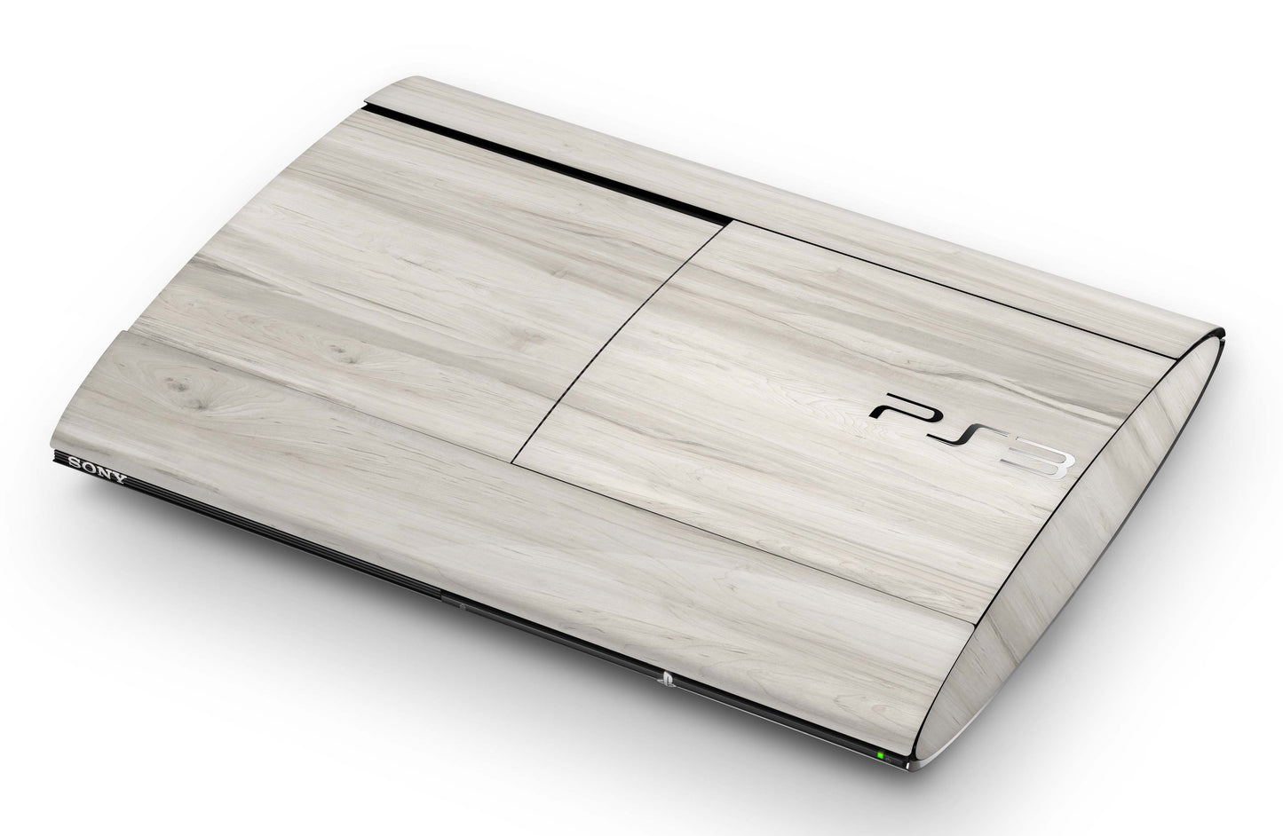 Playstation 3 Super Slim PS3 Skins Design Schutzfolie Vinyl Cover light wood Aufkleber skins4u