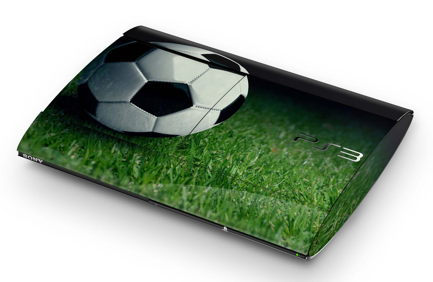 Playstation 3 Super Slim PS3 Skins Design Schutzfolie Vinyl Cover soccer Aufkleber skins4u