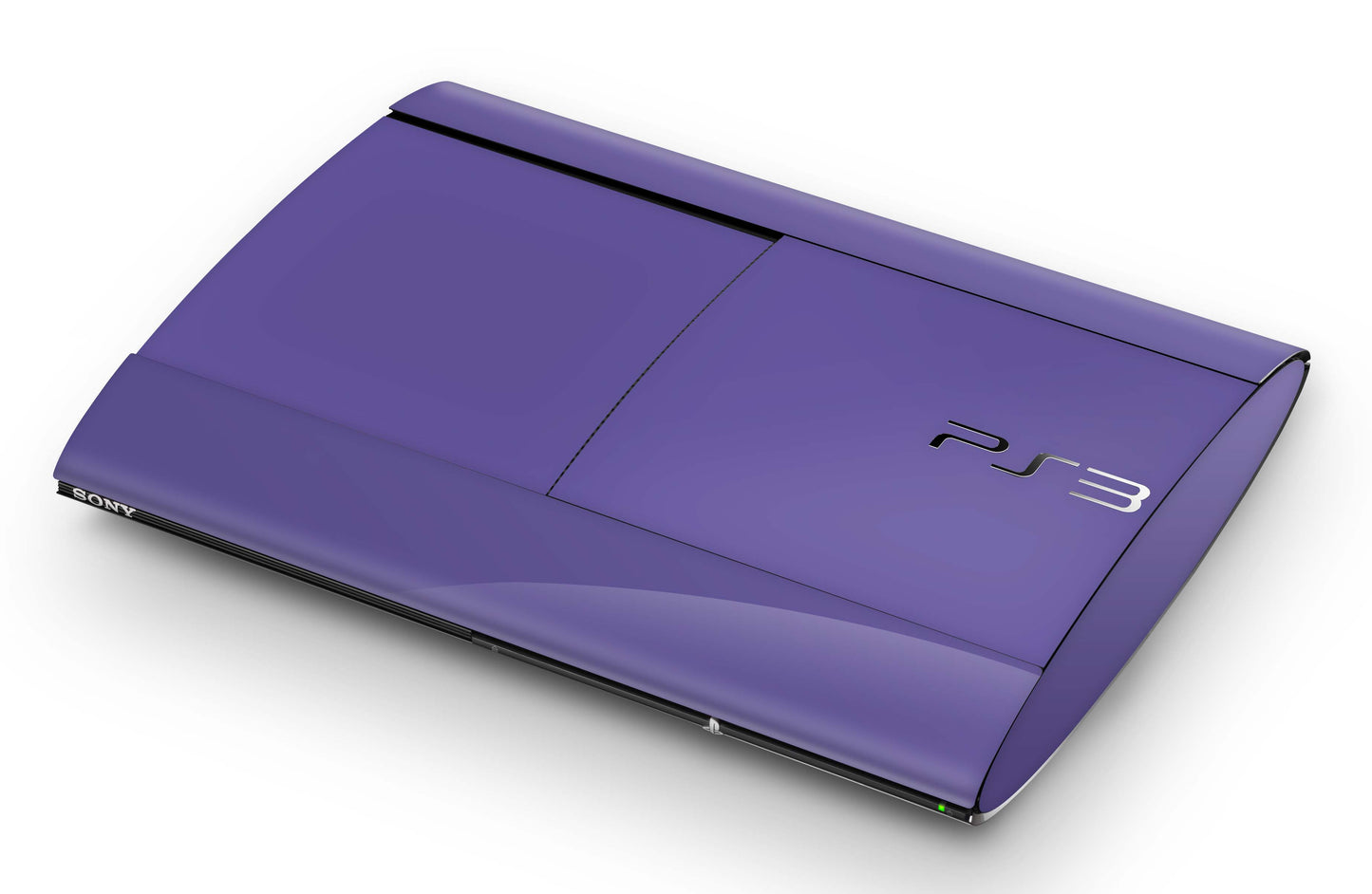 Playstation 3 Super Slim PS3 Skins Design Schutzfolie Vinyl Cover solid state purple Aufkleber skins4u