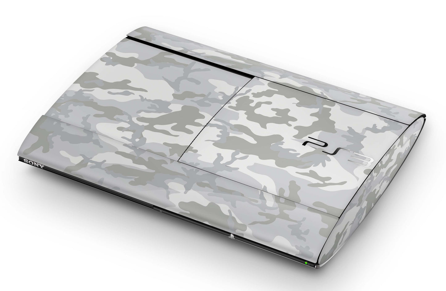 Playstation 3 Super Slim PS3 Skins Design Schutzfolie Vinyl Cover white camo Aufkleber skins4u