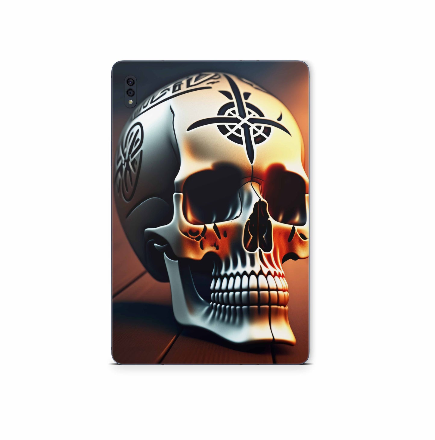 Samsung Galaxy Tab S9 Skins S9 Plus S9 Ultra : Design Schutzfolie Premium Vinyl Big Skull Aufkleber skins4u