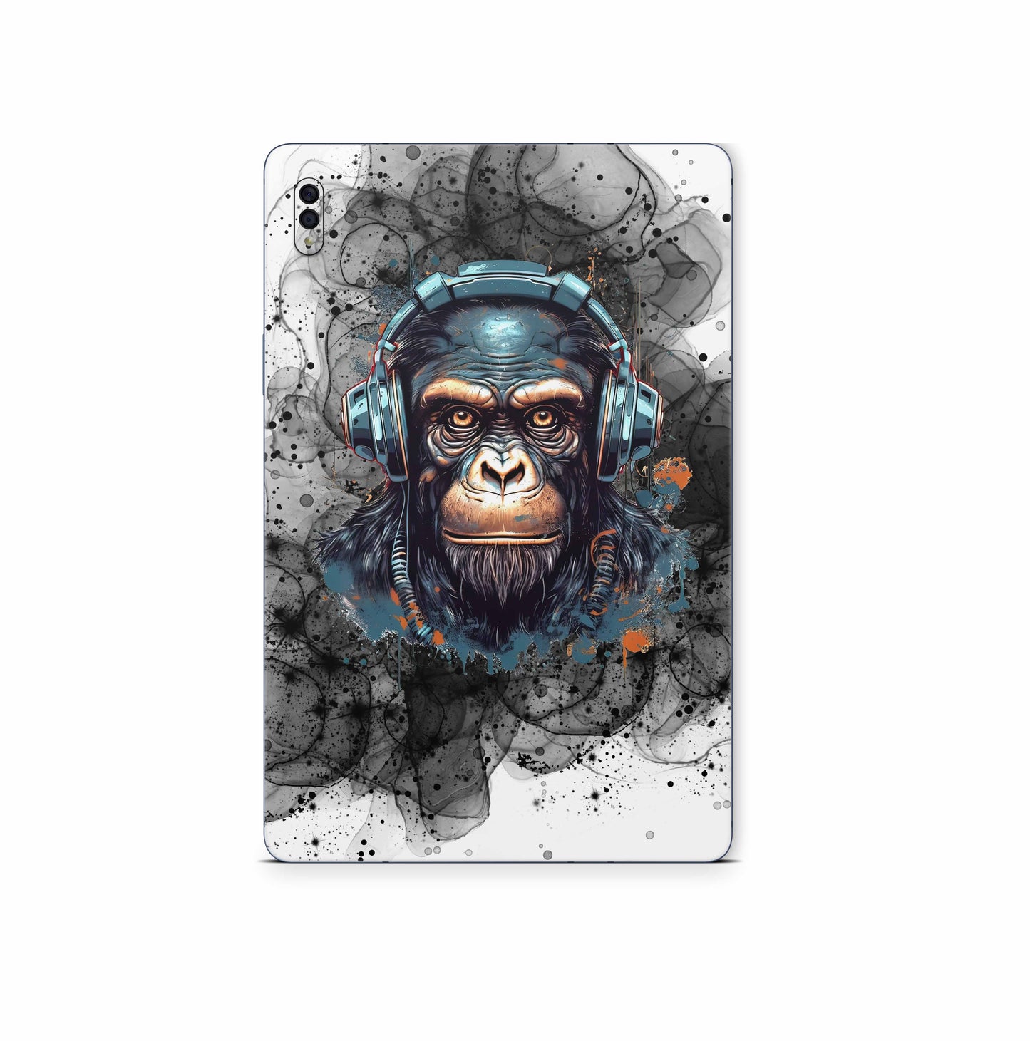 Samsung Galaxy Tab S9 Skins S9 Plus S9 Ultra : Design Schutzfolie Premium Vinyl Black Smoke Monkey Aufkleber skins4u