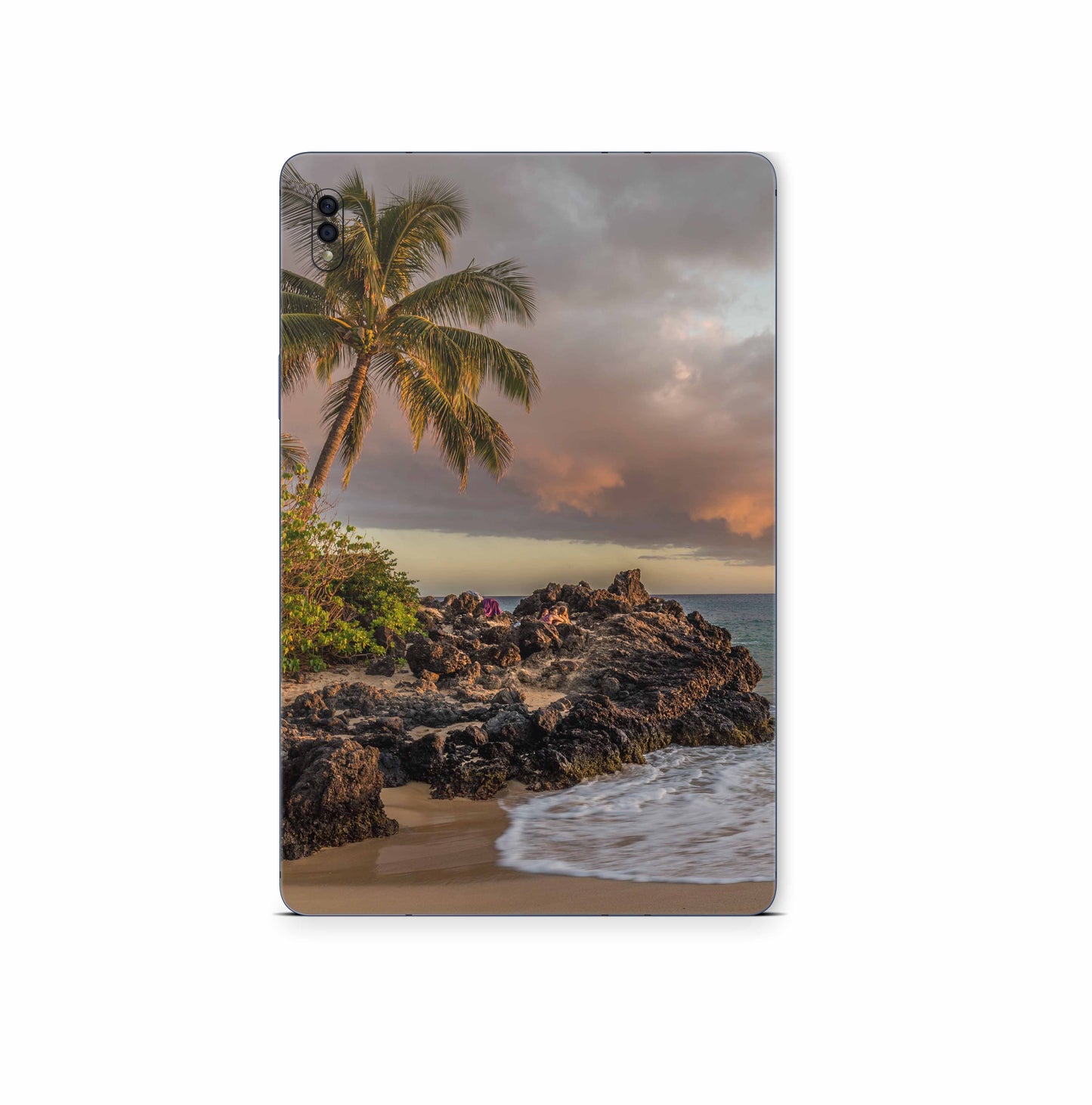 Samsung Galaxy Tab S7 Skins S7 Plus S7 FE : Design Schutzfolie Premium Vinyl Palmenbucht Aufkleber skins4u