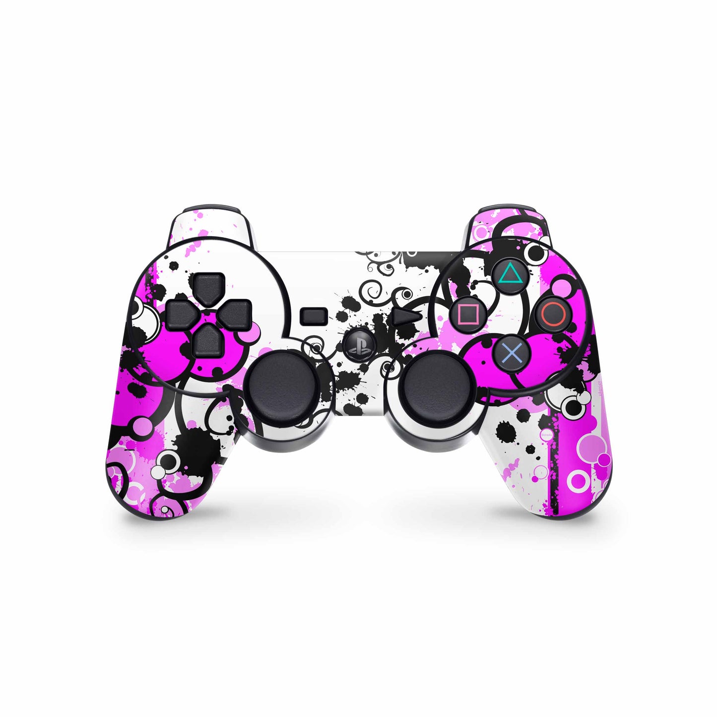 PS3 Controller Aufkleber Skin Playstation 3 Gamepad Vinyl Cover simple pink Elektronik-Sticker & -Aufkleber skins4u