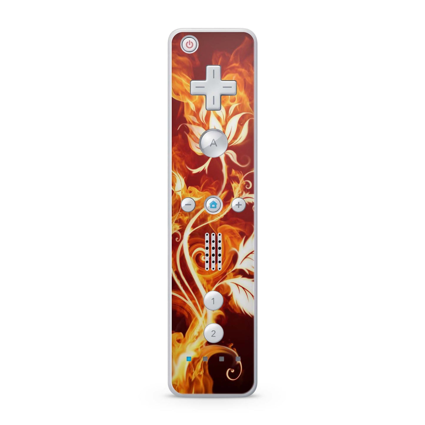 Nintendo Wii Remote Skin Schutz Design Folie für die Wii Fernbedienung flower of fire Aufkleber Skins4u