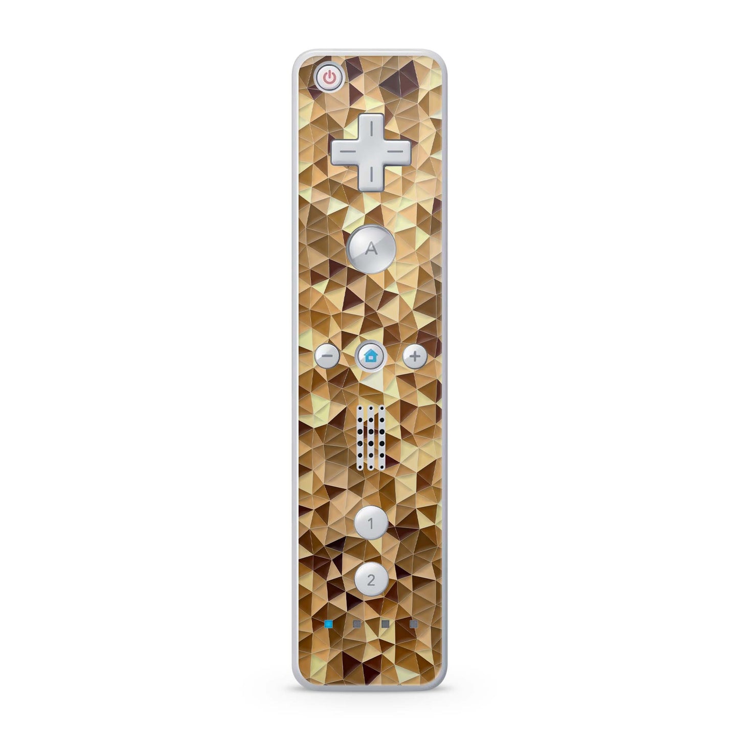 Nintendo Wii Remote Skin Schutz Design Folie für die Wii Fernbedienung golden tri Aufkleber Skins4u