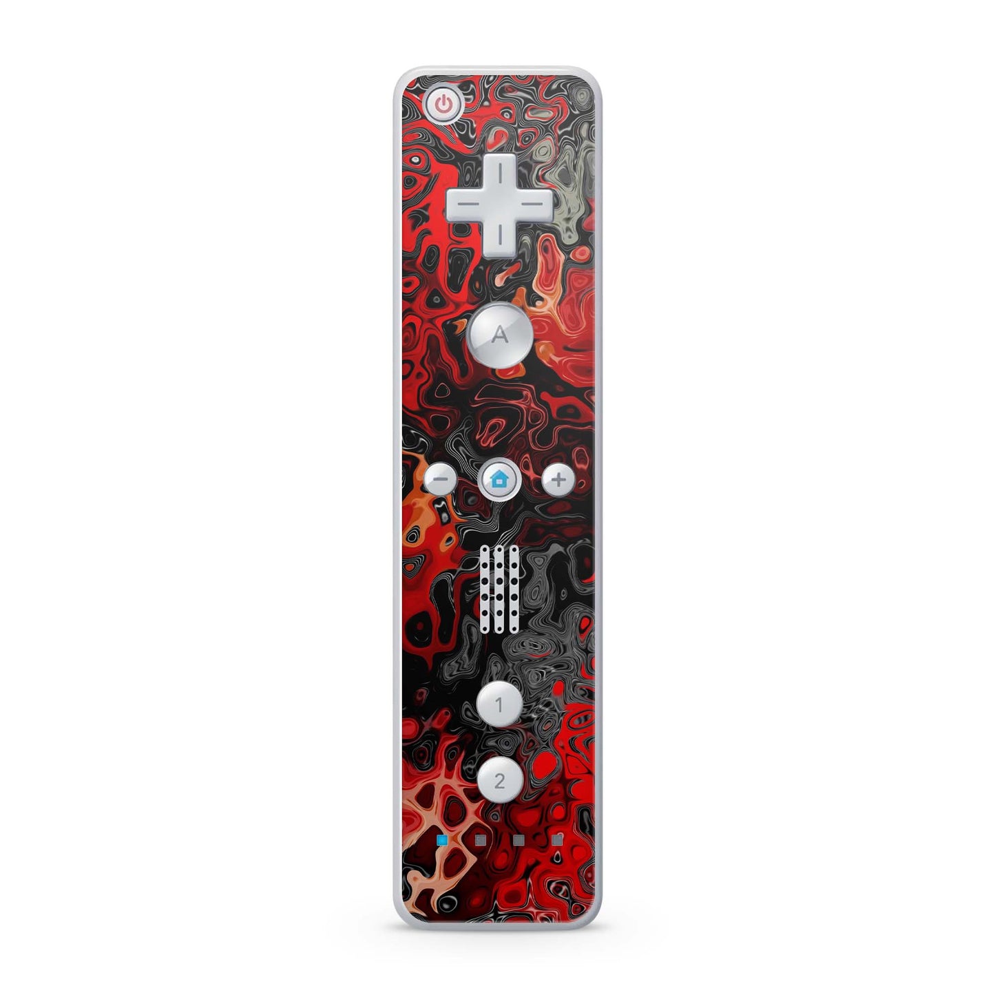 Nintendo Wii Remote Skin Schutz Design Folie für die Wii Fernbedienung red plasma Aufkleber Skins4u