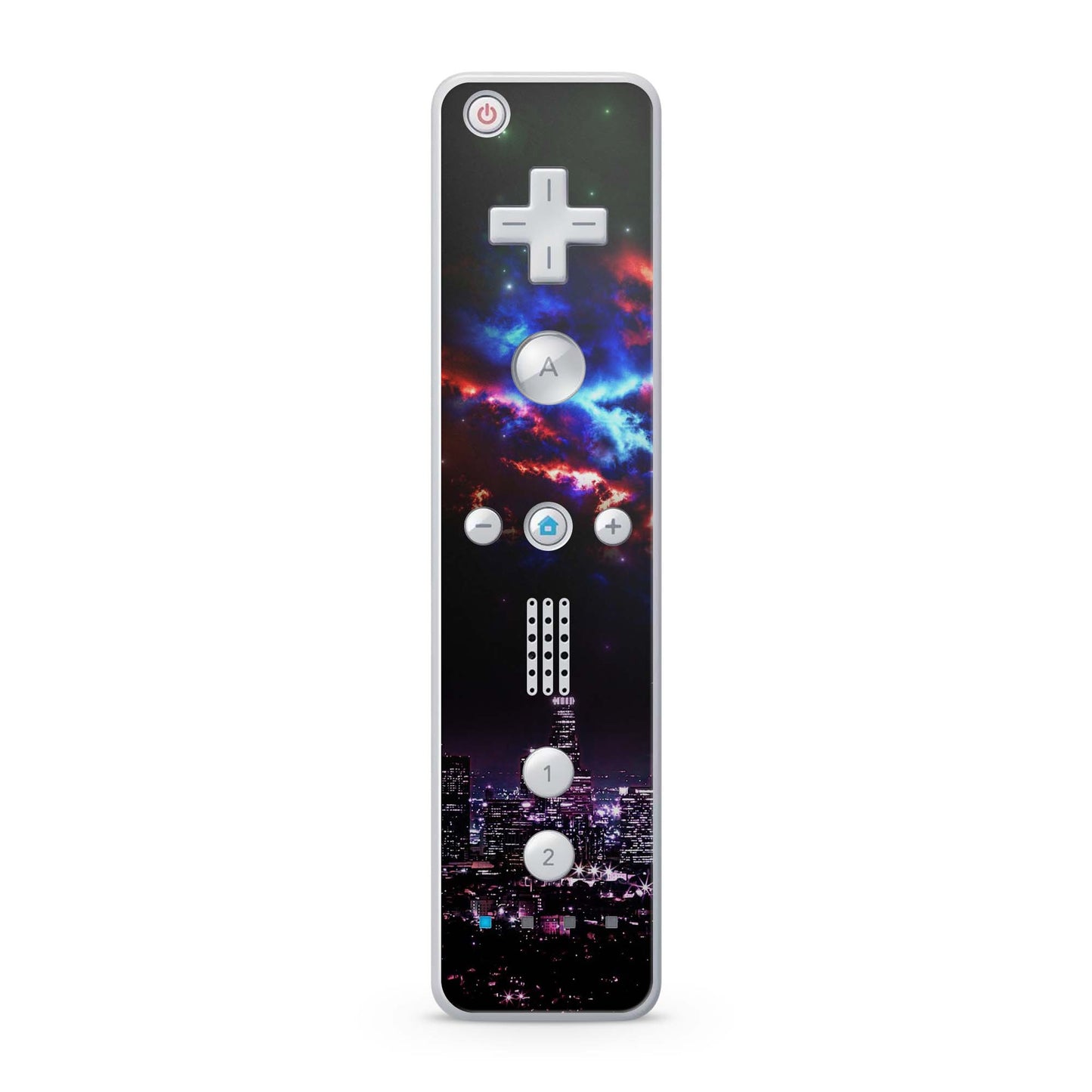 Nintendo Wii Remote Skin Schutz Design Folie für die Wii Fernbedienung skyline Aufkleber Skins4u