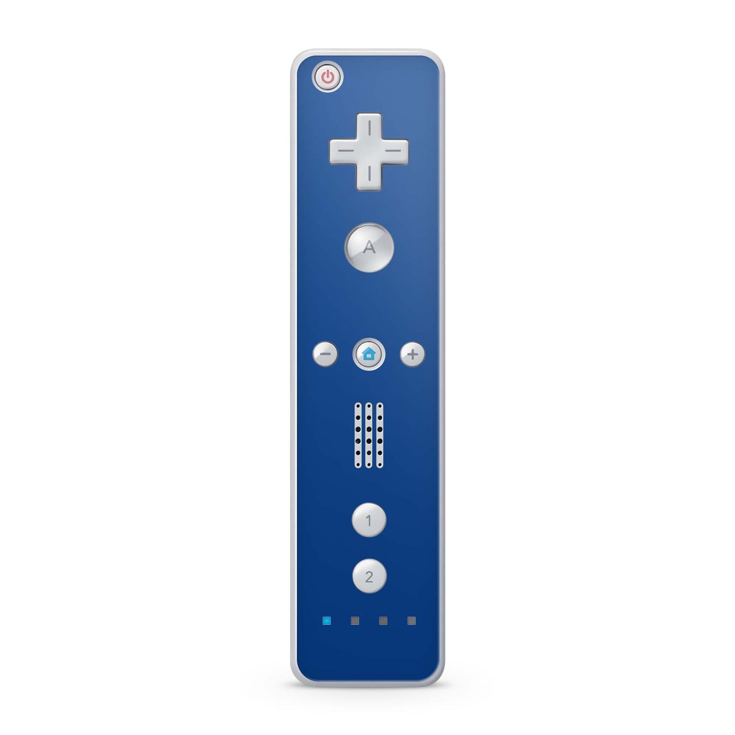 Nintendo Wii Remote Skin Schutz Design Folie für die Wii Fernbedienung solid state darkblue Aufkleber Skins4u