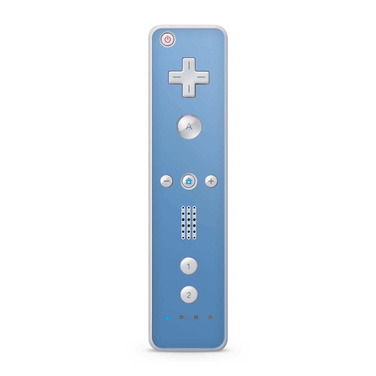 Nintendo Wii Remote Skin Schutz Design Folie für die Wii Fernbedienung solid state light blue Aufkleber Skins4u