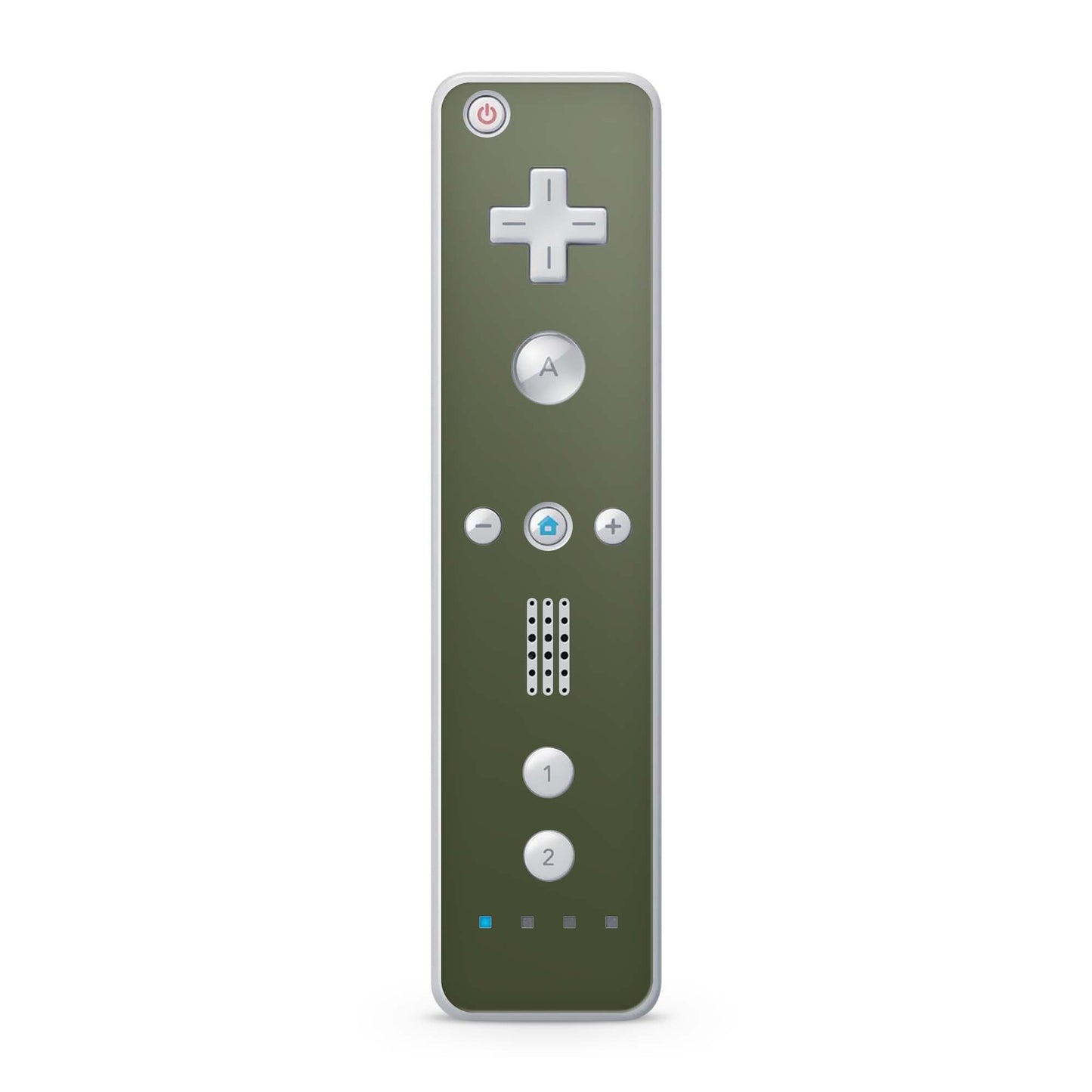 Nintendo Wii Remote Skin Schutz Design Folie für die Wii Fernbedienung solid state olive Aufkleber Skins4u