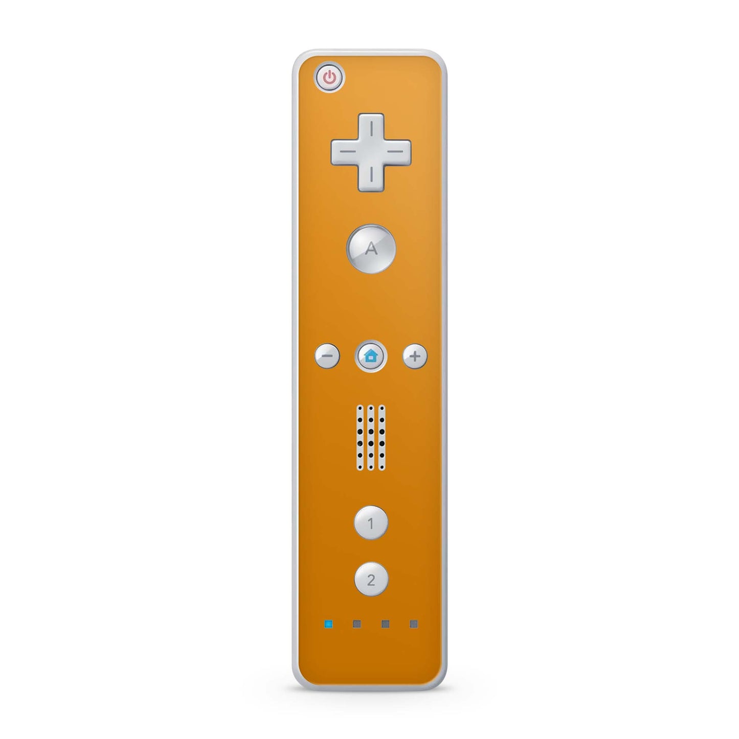 Nintendo Wii Remote Skin Schutz Design Folie für die Wii Fernbedienung solid state orange Aufkleber Skins4u
