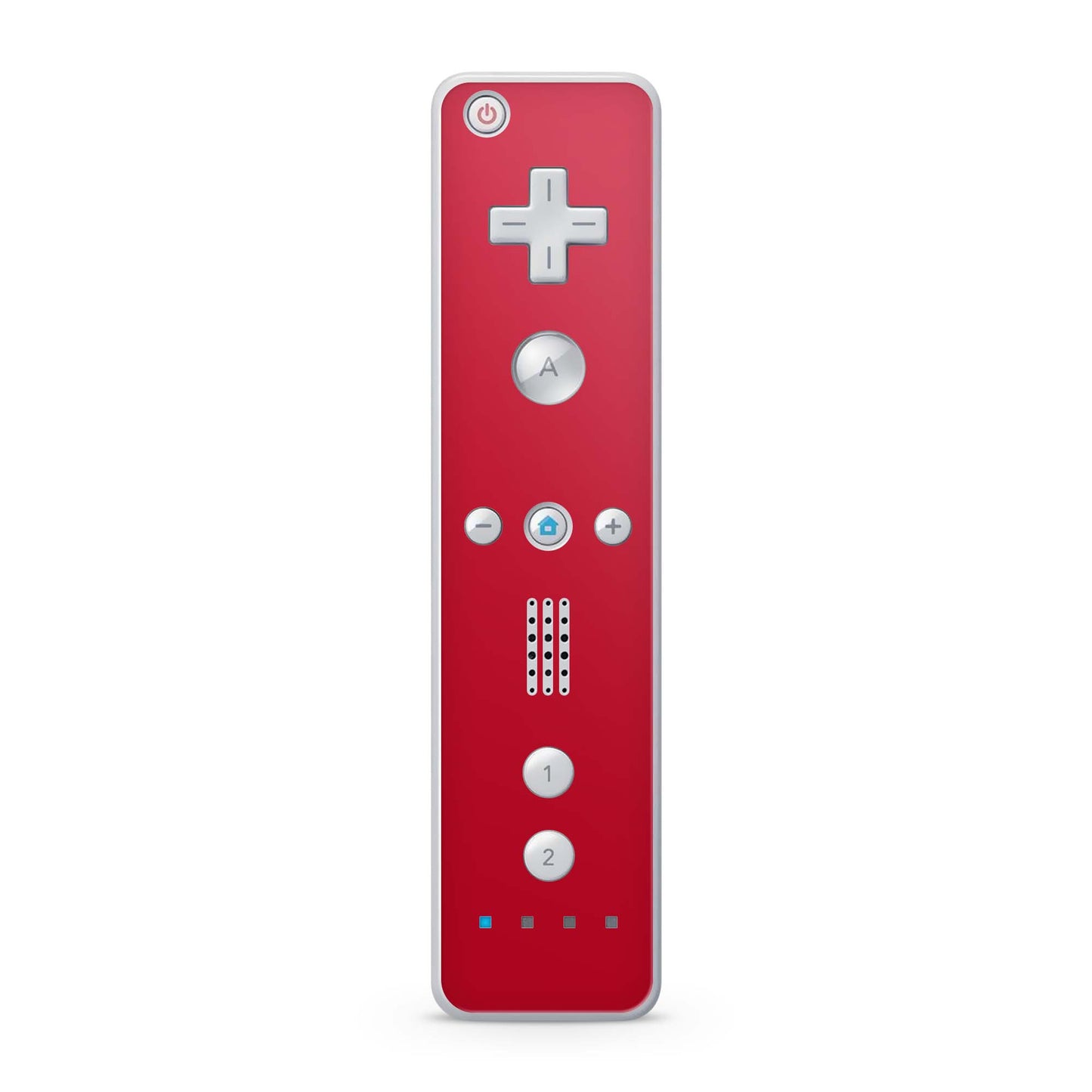 Nintendo Wii Remote Skin Schutz Design Folie für die Wii Fernbedienung solid state red Aufkleber Skins4u