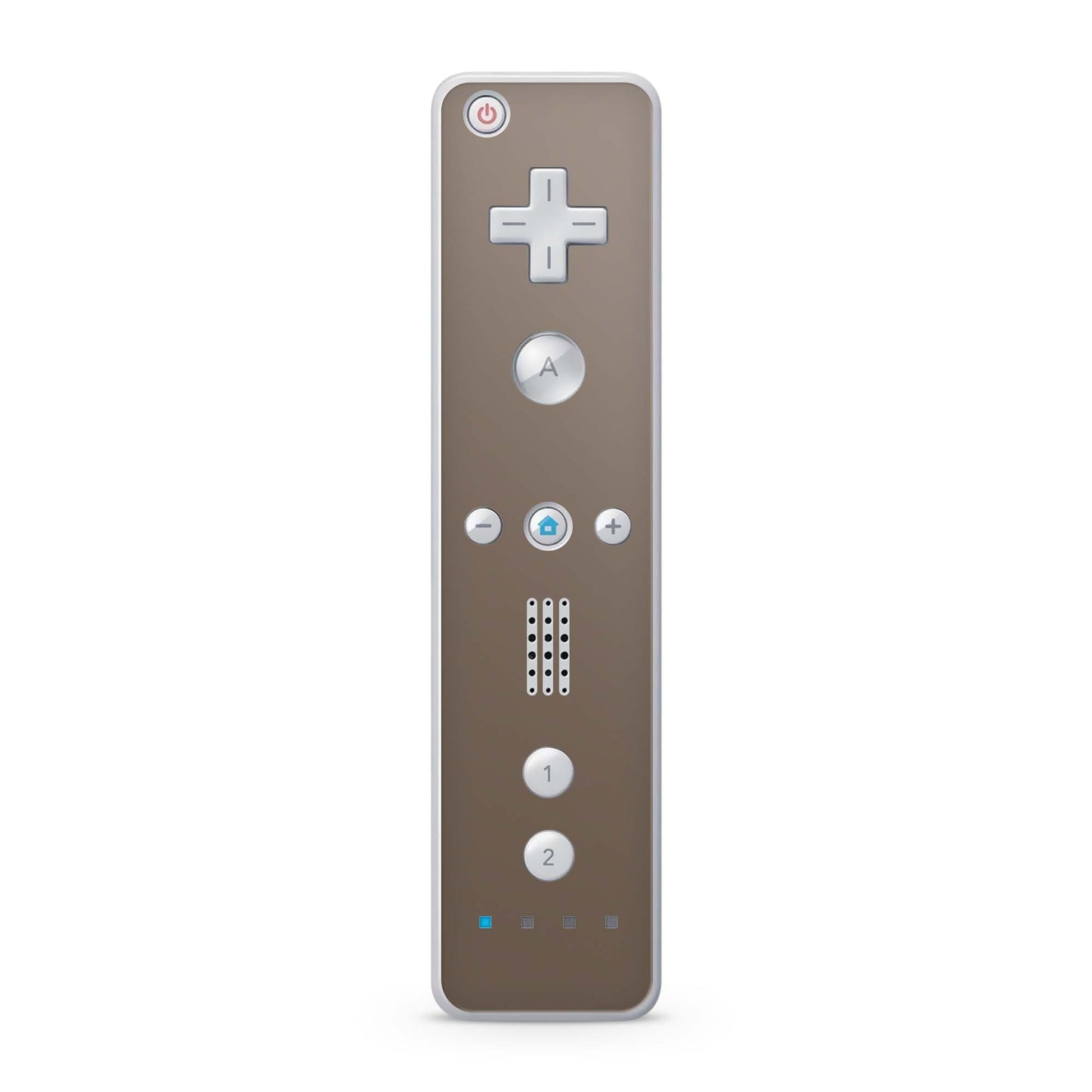 Nintendo Wii Remote Skin Schutz Design Folie für die Wii Fernbedienung solid state taupe Aufkleber Skins4u