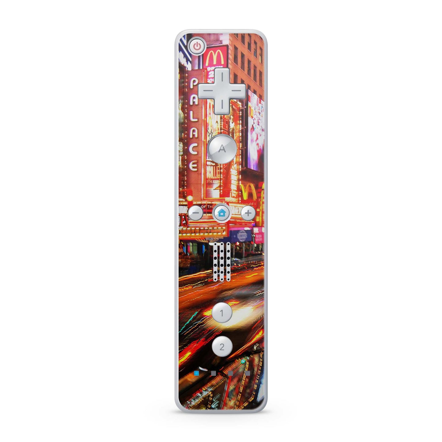 Nintendo Wii Remote Skin Schutz Design Folie für die Wii Fernbedienung time square Aufkleber Skins4u