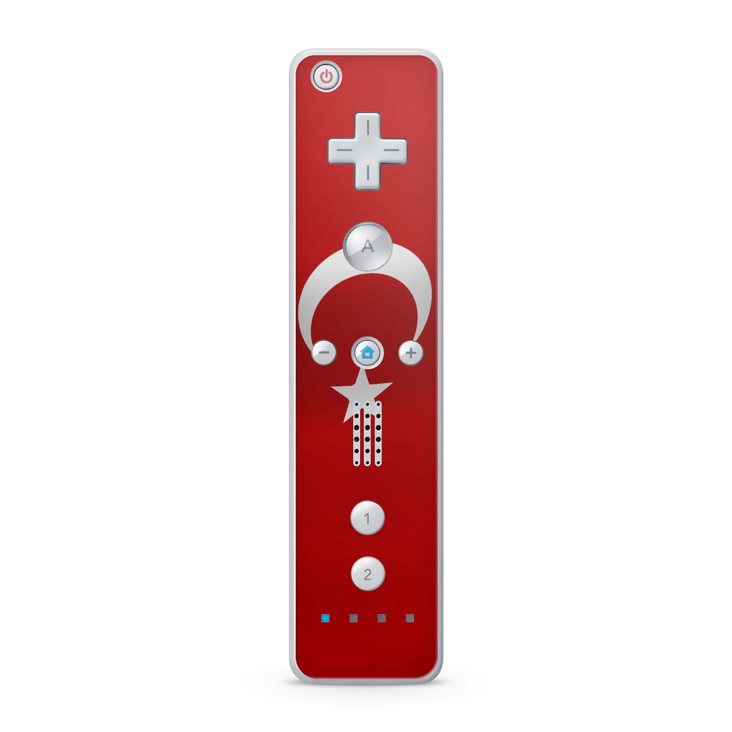 Nintendo Wii Remote Skin Schutz Design Folie für die Wii Fernbedienung tuerkei waving flag Aufkleber Skins4u