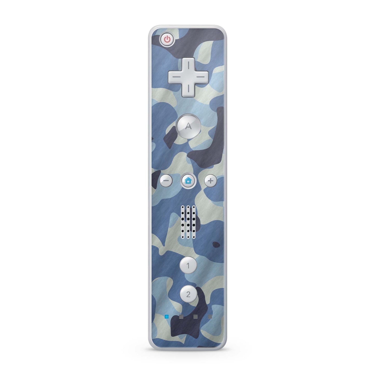 Nintendo Wii Remote Skin Schutz Design Folie für die Wii Fernbedienung waving camouflage blue Aufkleber Skins4u